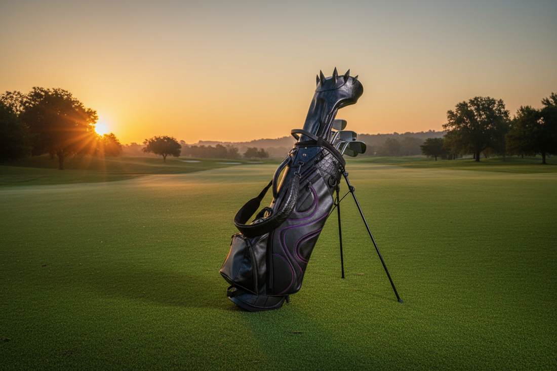 Golf Demons golf bag on the course