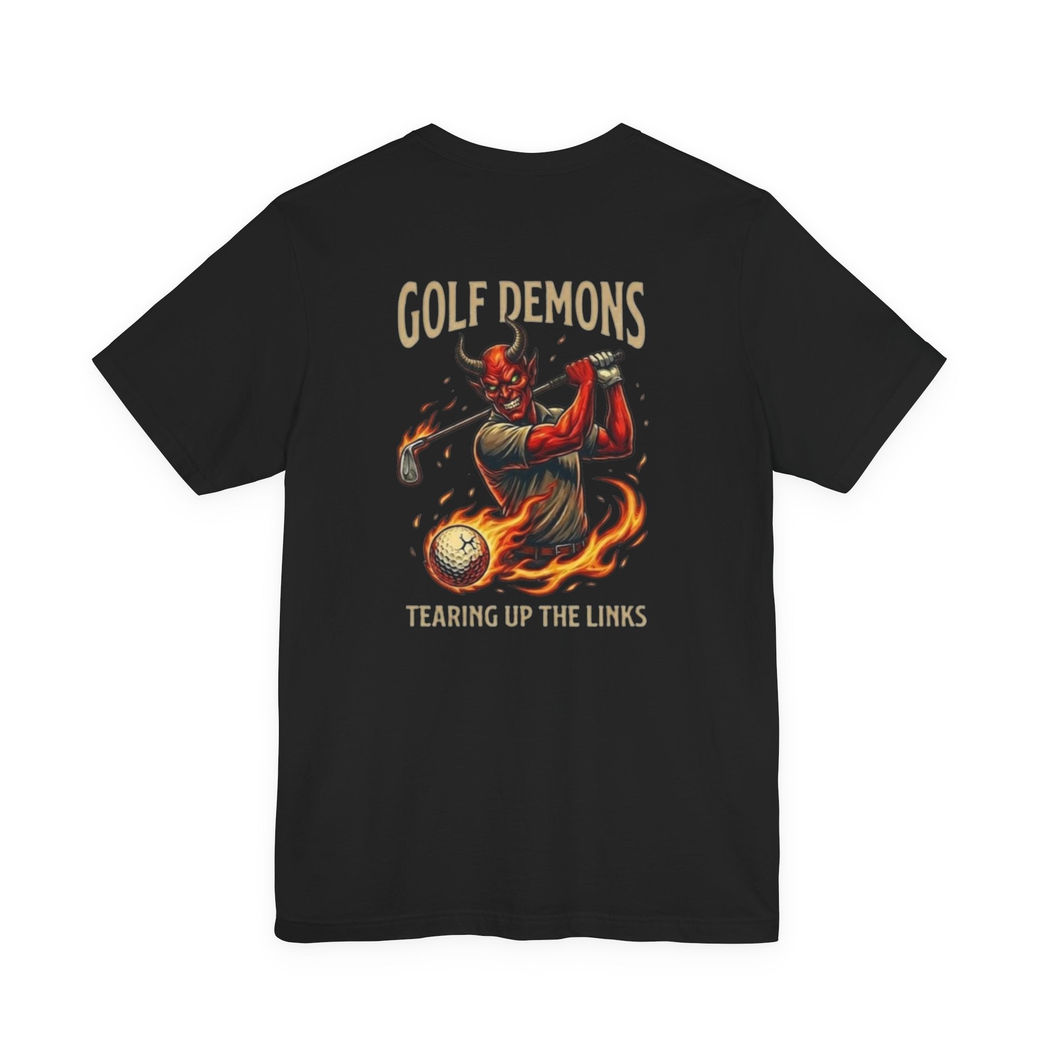 Tearing Up the Course — Golf Demons Graphic Tee