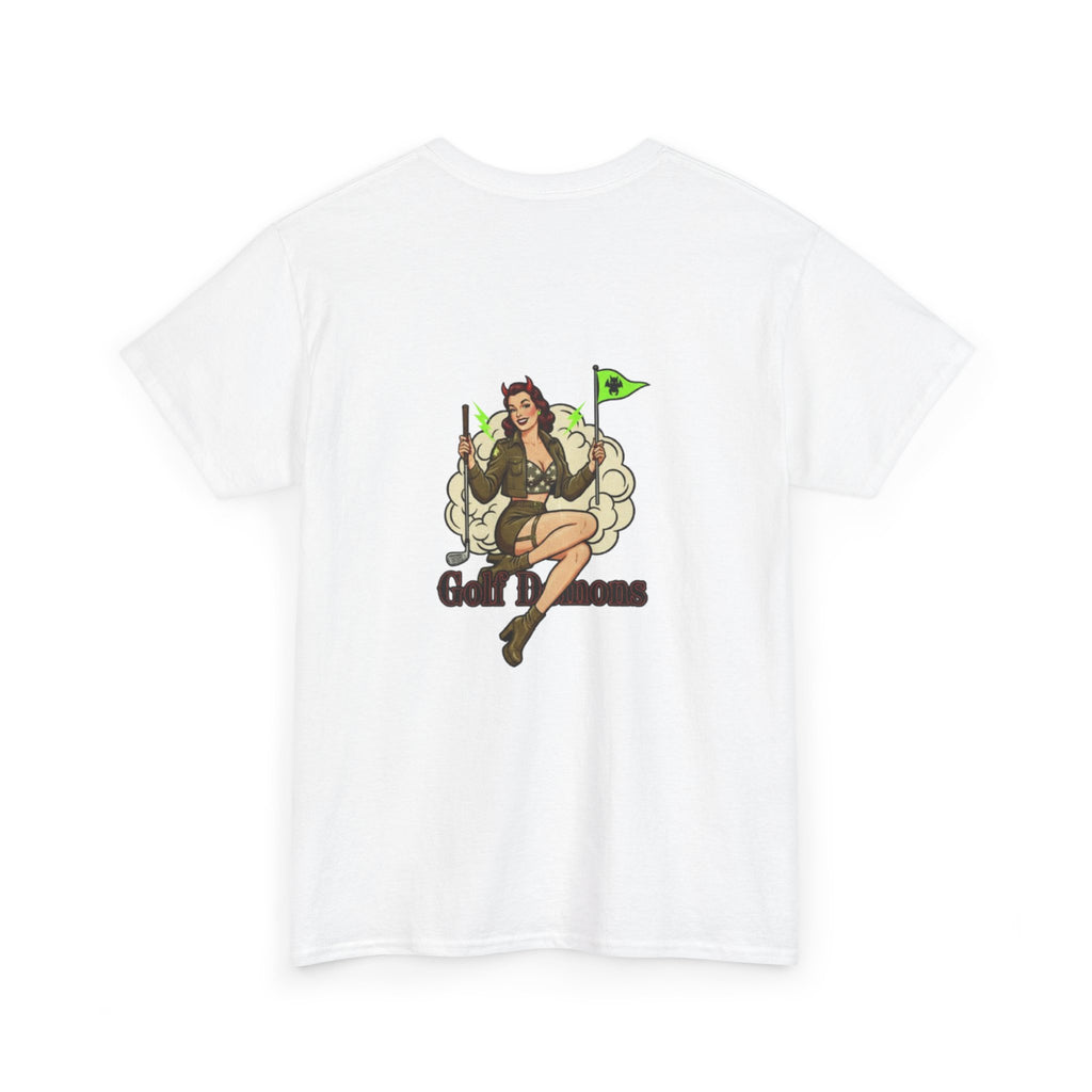 T-Shirt — Retro Pinup Golfer Graphic Tee (‘Golf Queen’)