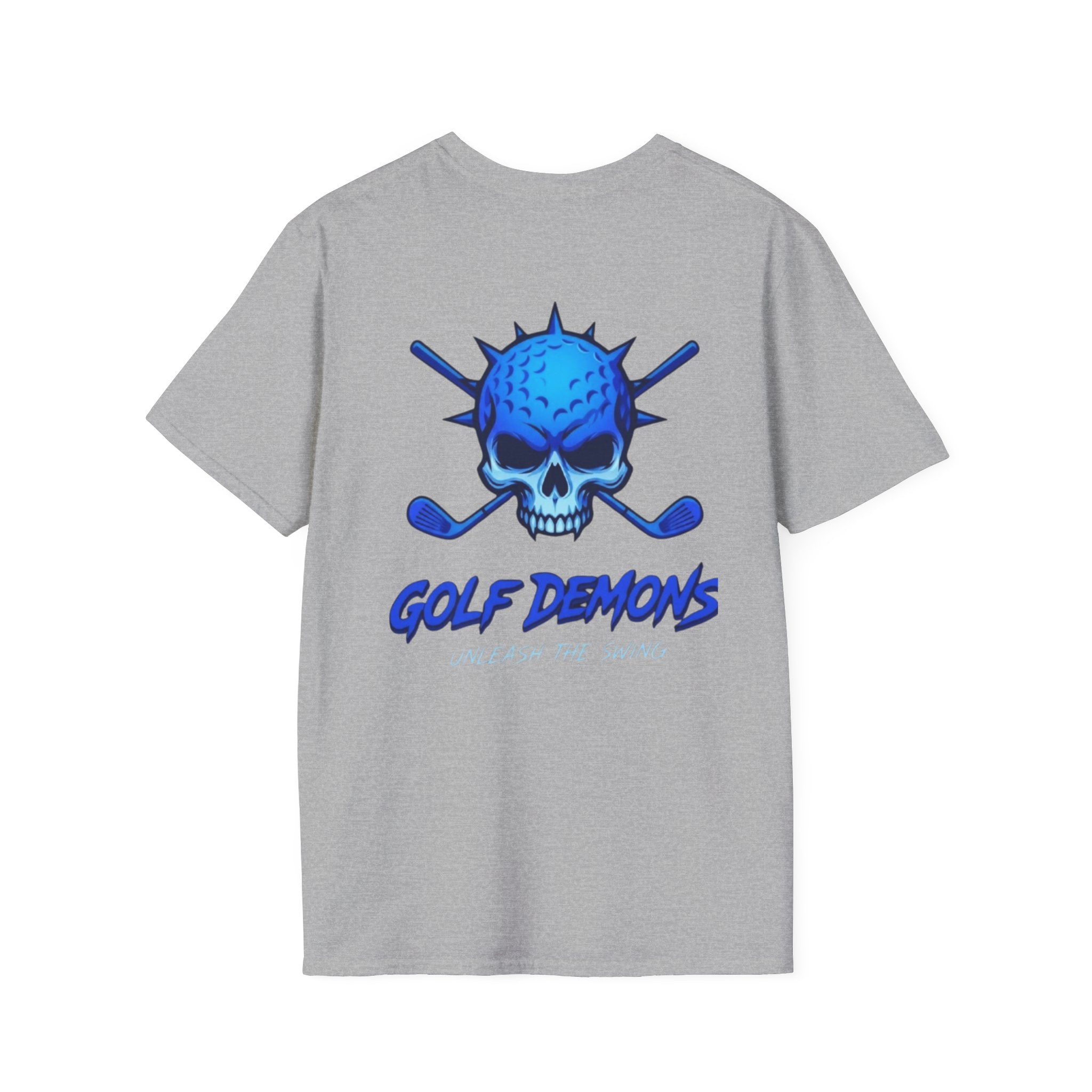 Golf Demons T-Shirt — Edgy Retro Script Golf Graphic Tee