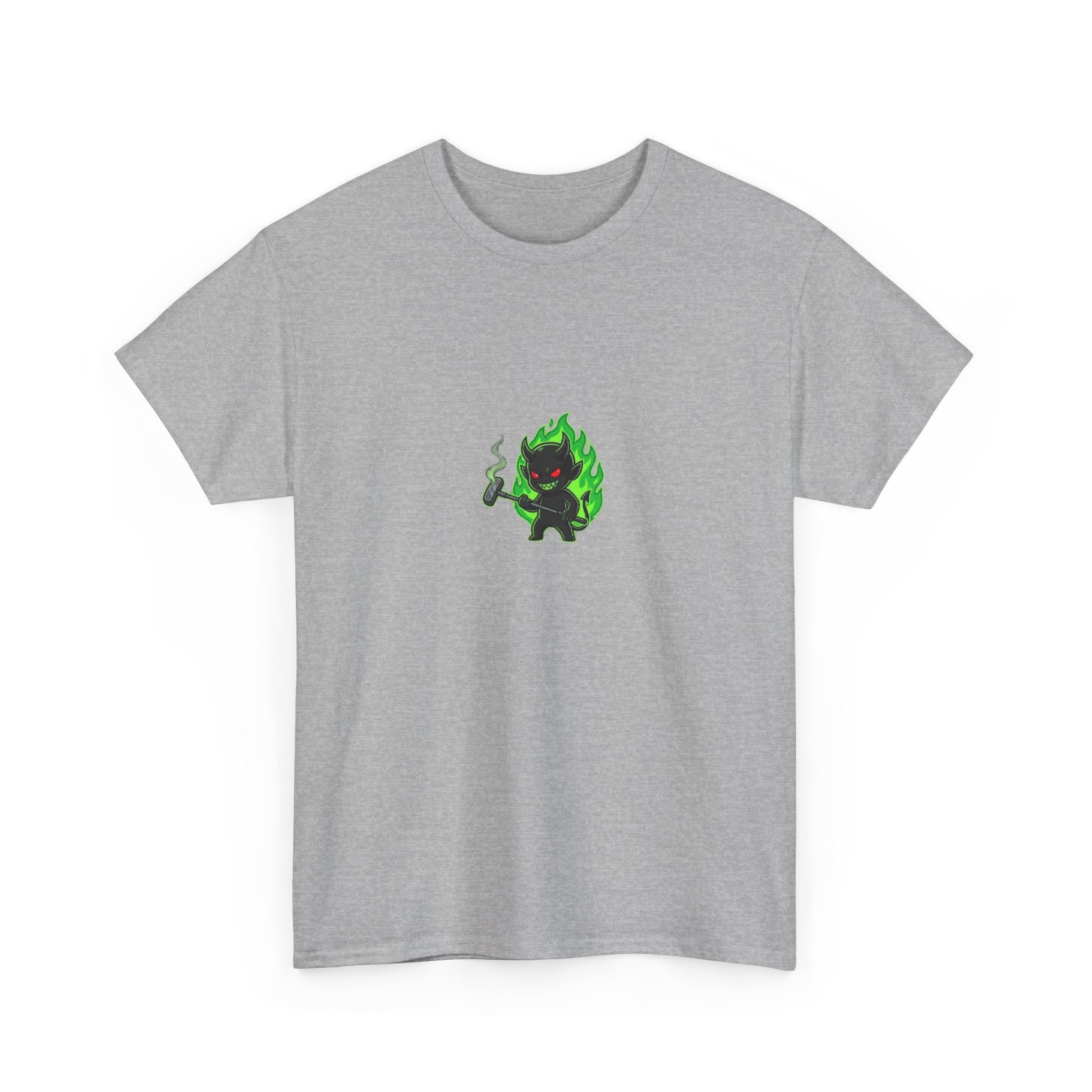 Golf Demons Graphic Tee — "Shut Up" Green Flame Design