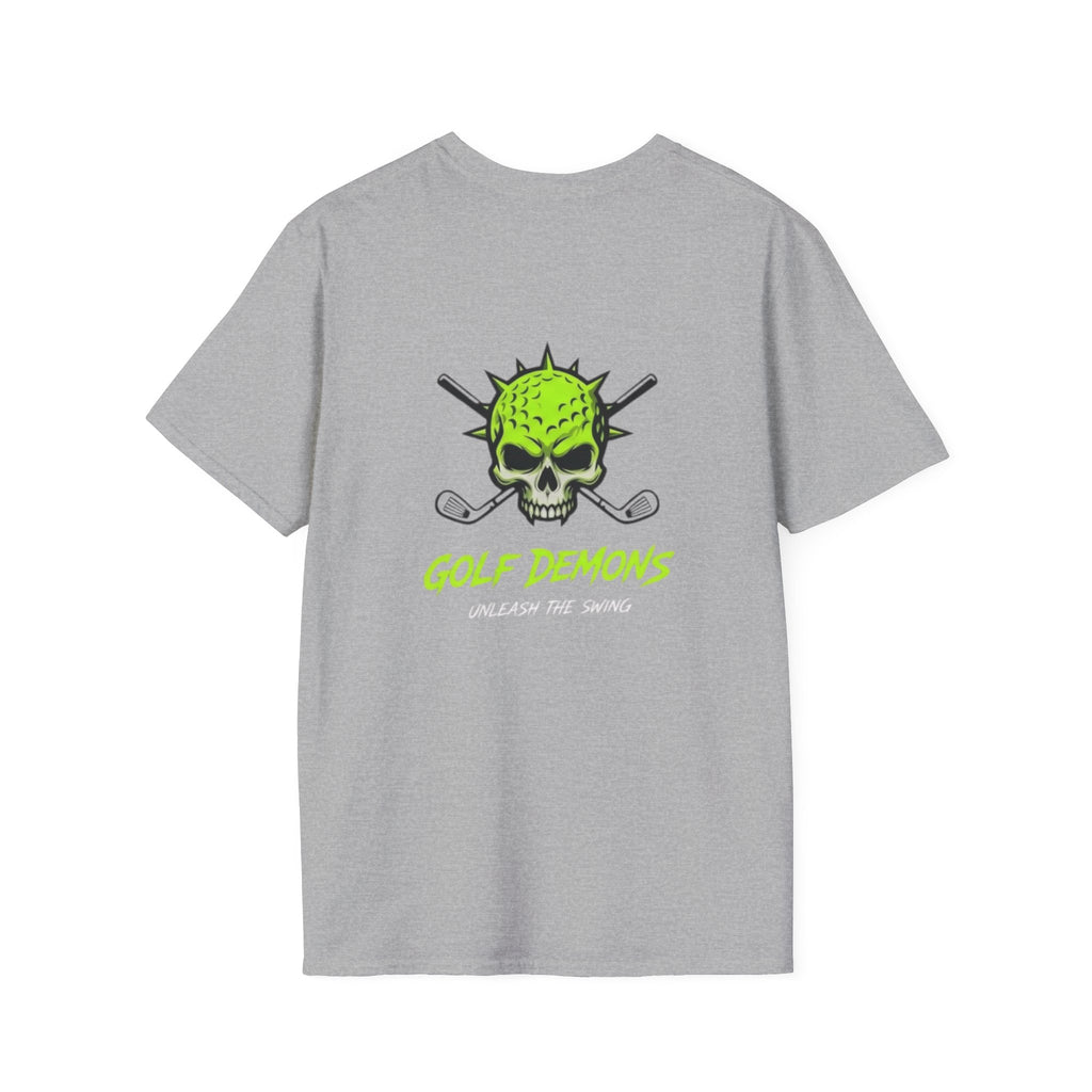 Golf Demons T-Shirt — "Unleash the Swing" Neon Golf Tee