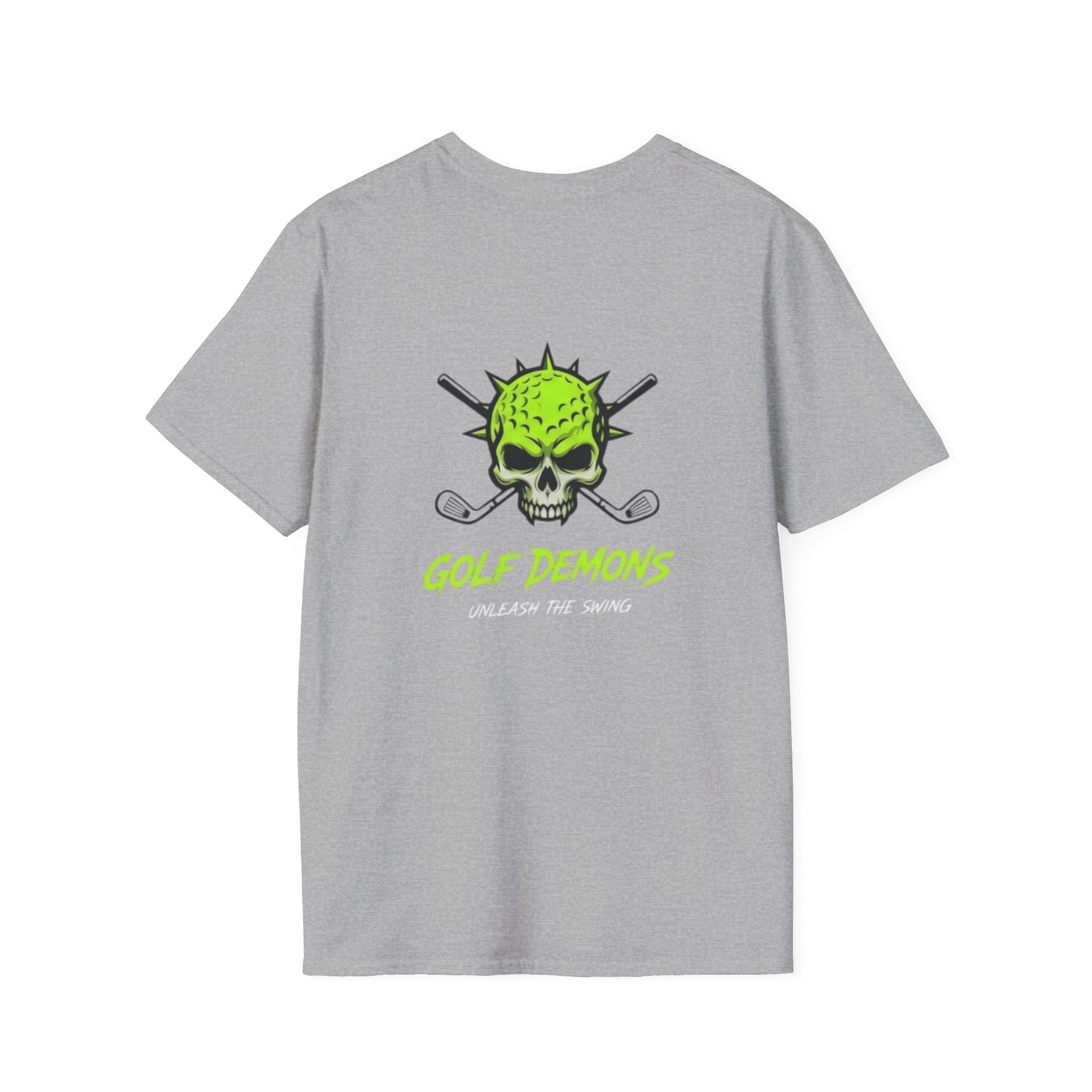 Golf Demons T-Shirt — "Unleash the Swing" Neon Golf Tee