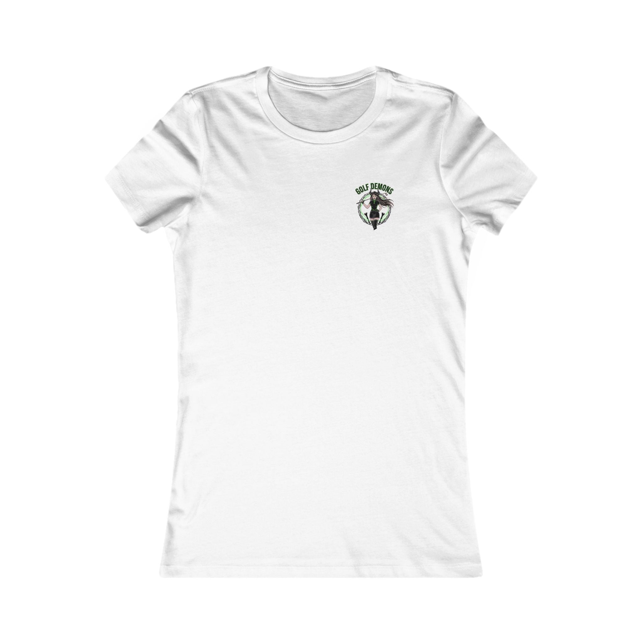 Women's Golf Demons Mascot Graphic Tee - Light Pink