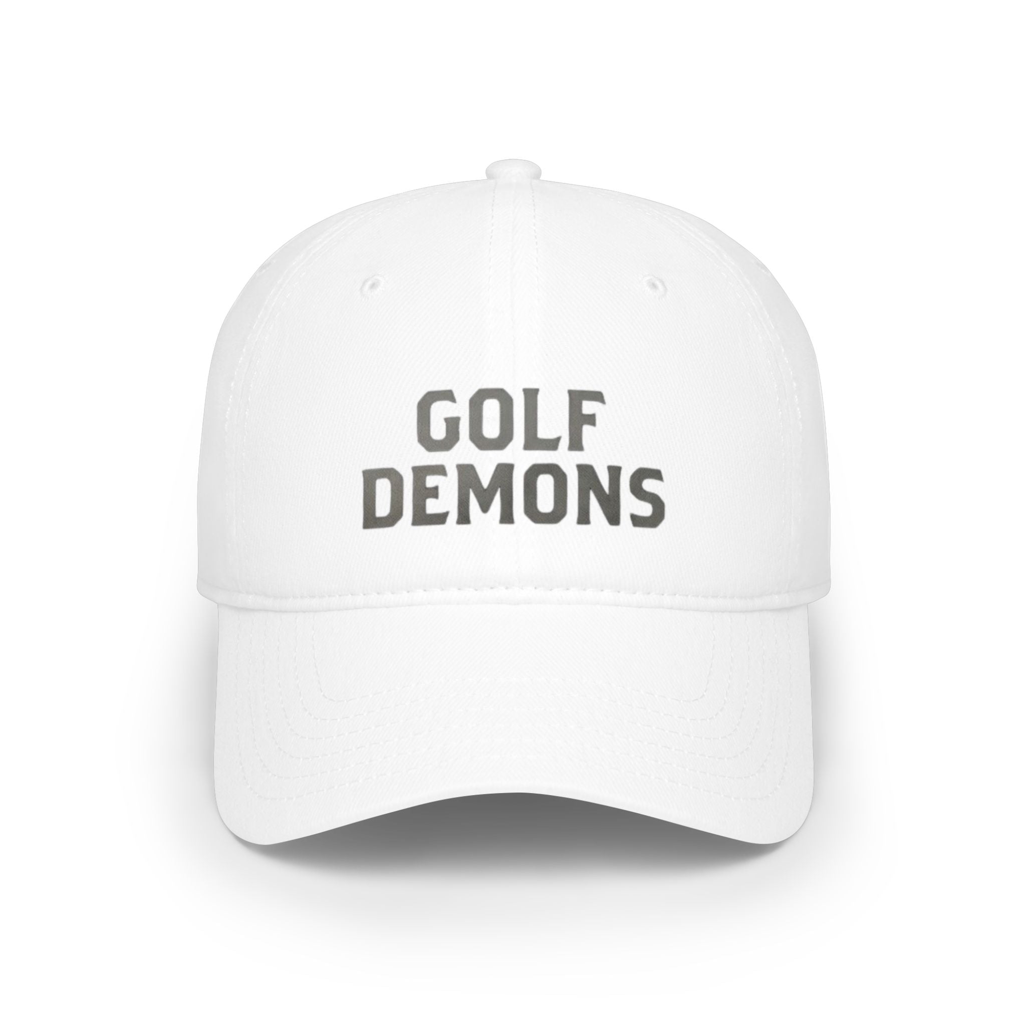 Golf Demons Baseball Cap — Low Profile Red Golf Hat