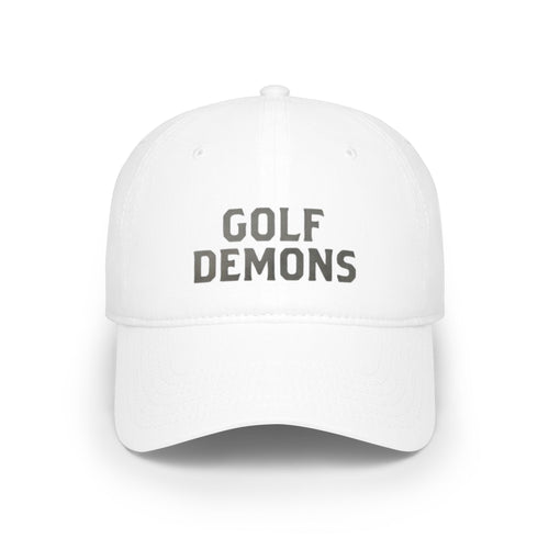 Golf Demons Baseball Cap — Low Profile Red Golf Hat