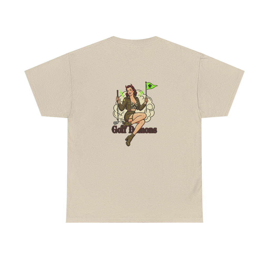 T-Shirt — Retro Pinup Golfer Graphic Tee (‘Golf Queen’)