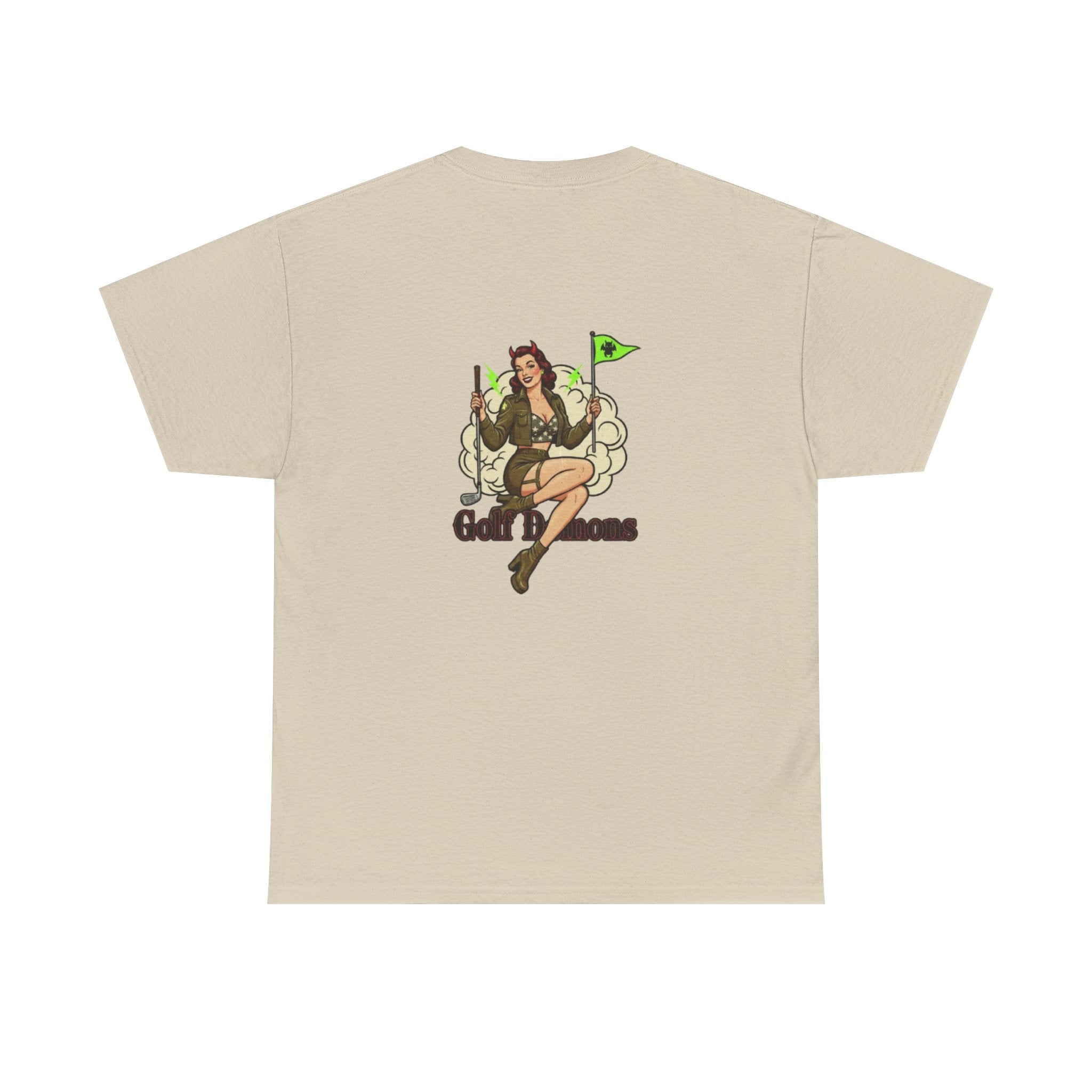T-Shirt — Retro Pinup Golfer Graphic Tee (‘Golf Queen’)