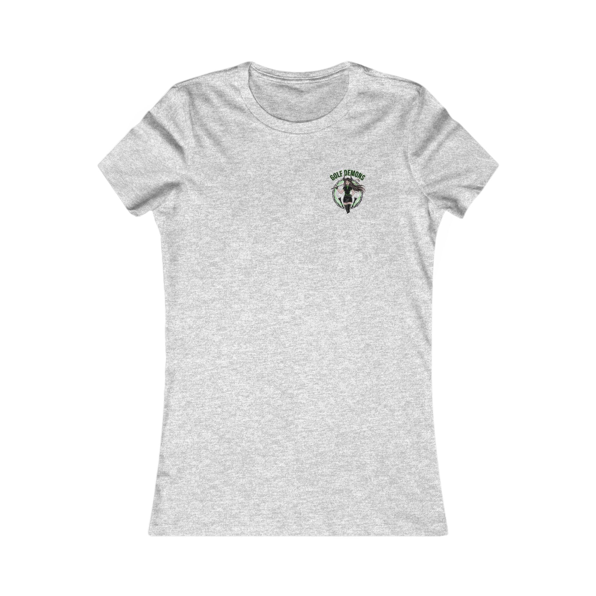 Women's Golf Demons Mascot Graphic Tee - Light Pink