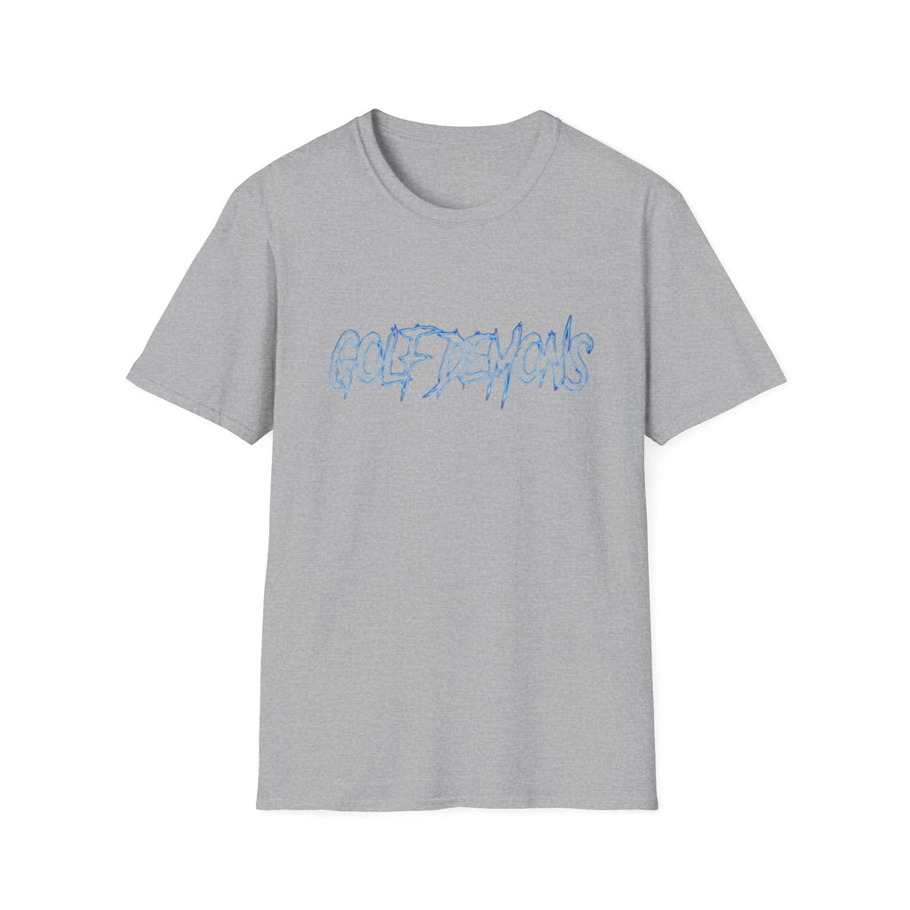 Golf Demons T-Shirt — Edgy Retro Script Golf Graphic Tee
