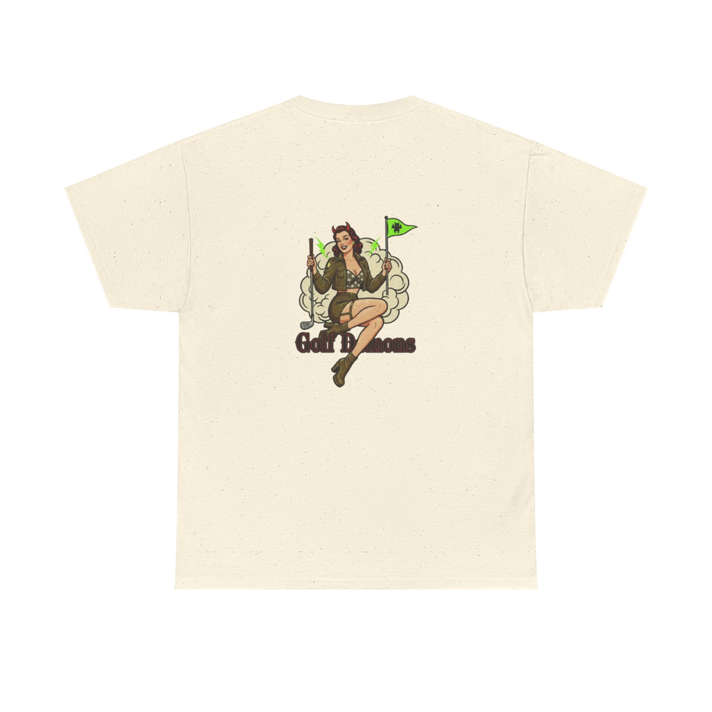 T-Shirt — Retro Pinup Golfer Graphic Tee (‘Golf Queen’)