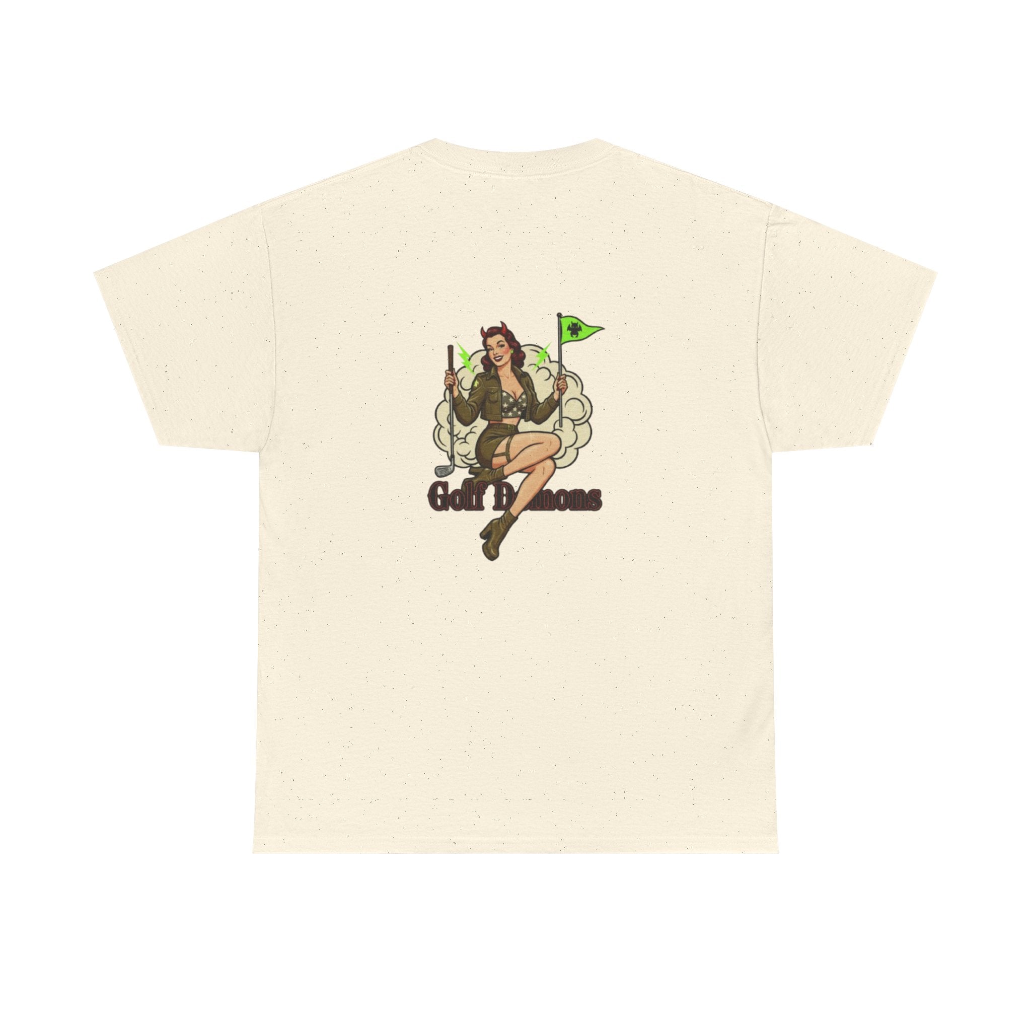 T-Shirt — Retro Pinup Golfer Graphic Tee (‘Golf Queen’)