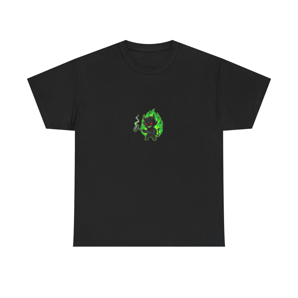 Golf Demons Graphic Tee — "Shut Up" Green Flame Design