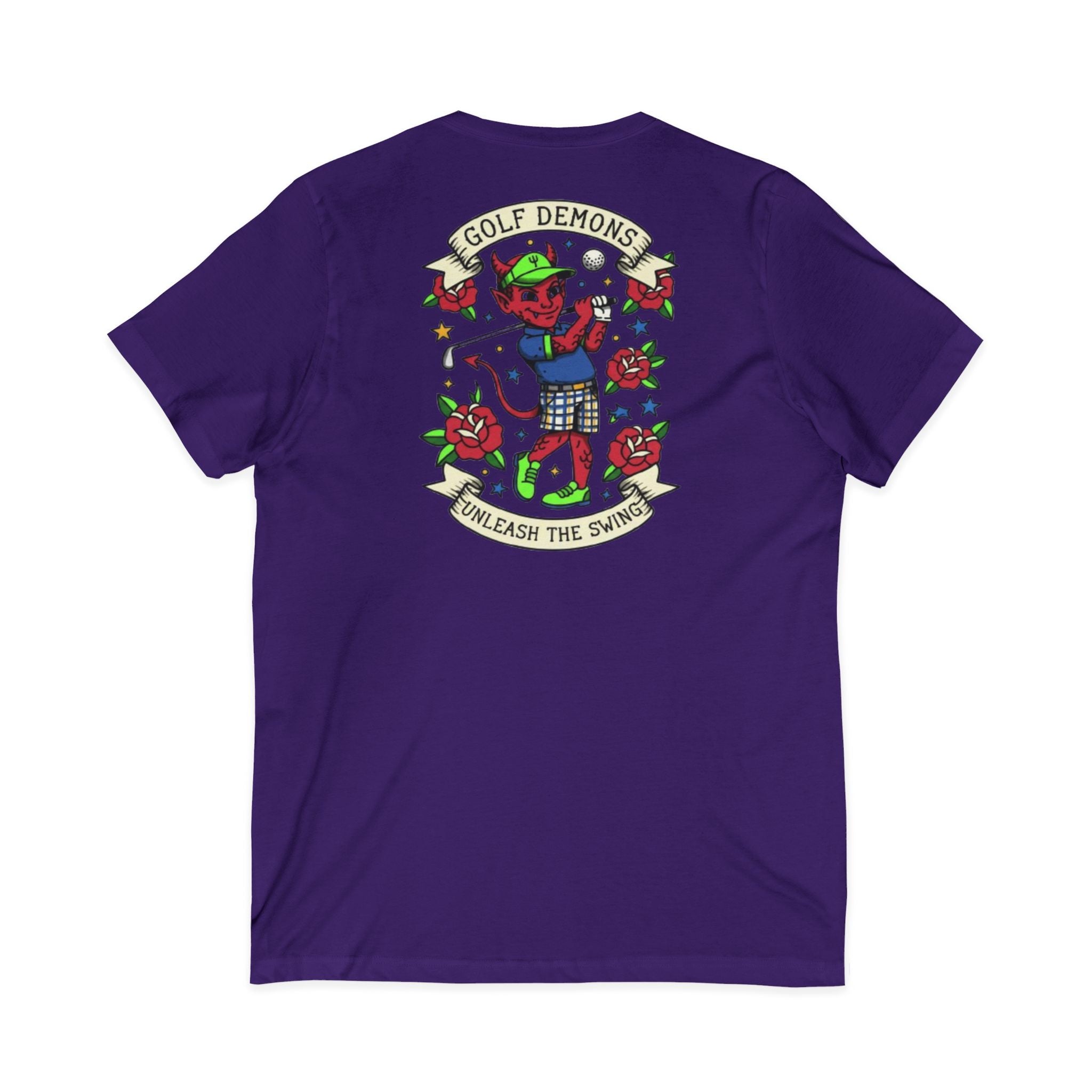 The Unleash Tee — Women's Golf Demons V-Neck Tee