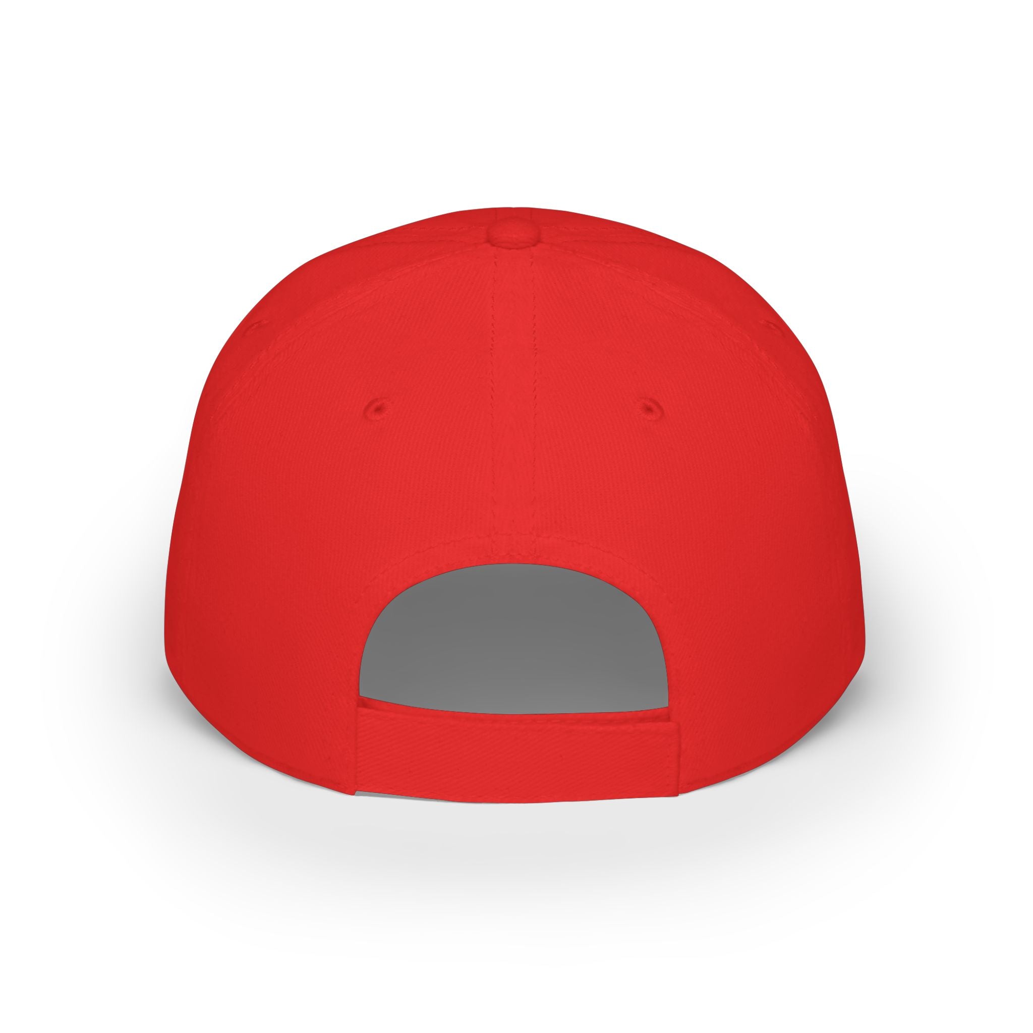 Skull & Crossed Golf Clubs Low Profile Baseball Cap — "Golf Bandit" Embroidered Hat