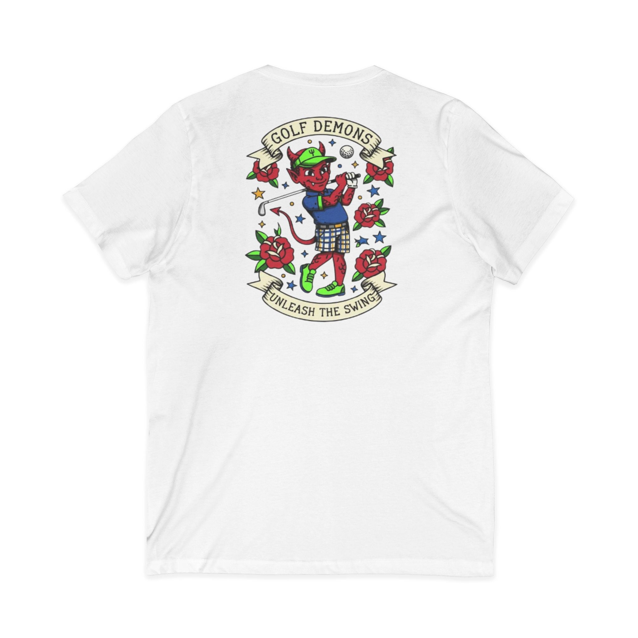 The Unleash Tee — Women's Golf Demons V-Neck Tee