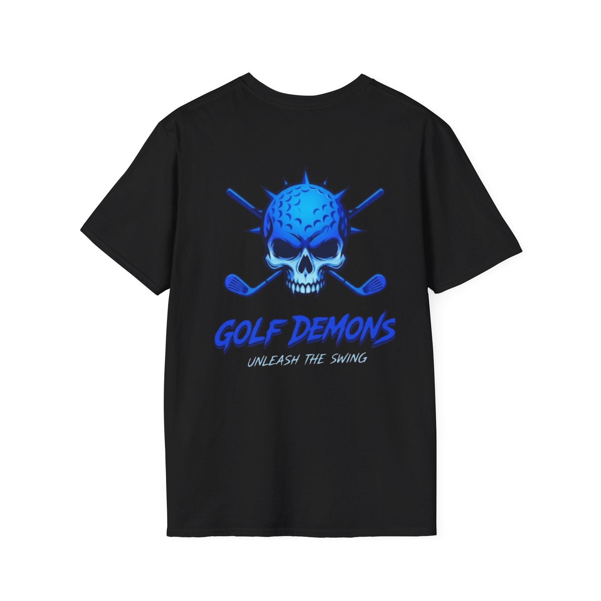 Golf Demons T-Shirt — Edgy Retro Script Golf Graphic Tee