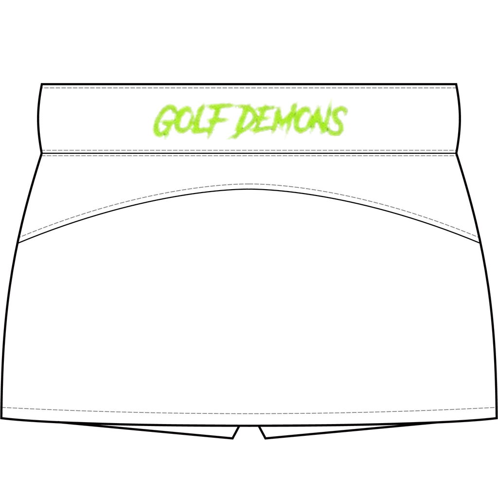 Golf Demons Women’s Skort – Athletic Golf Skirt with Built-In Shorts
