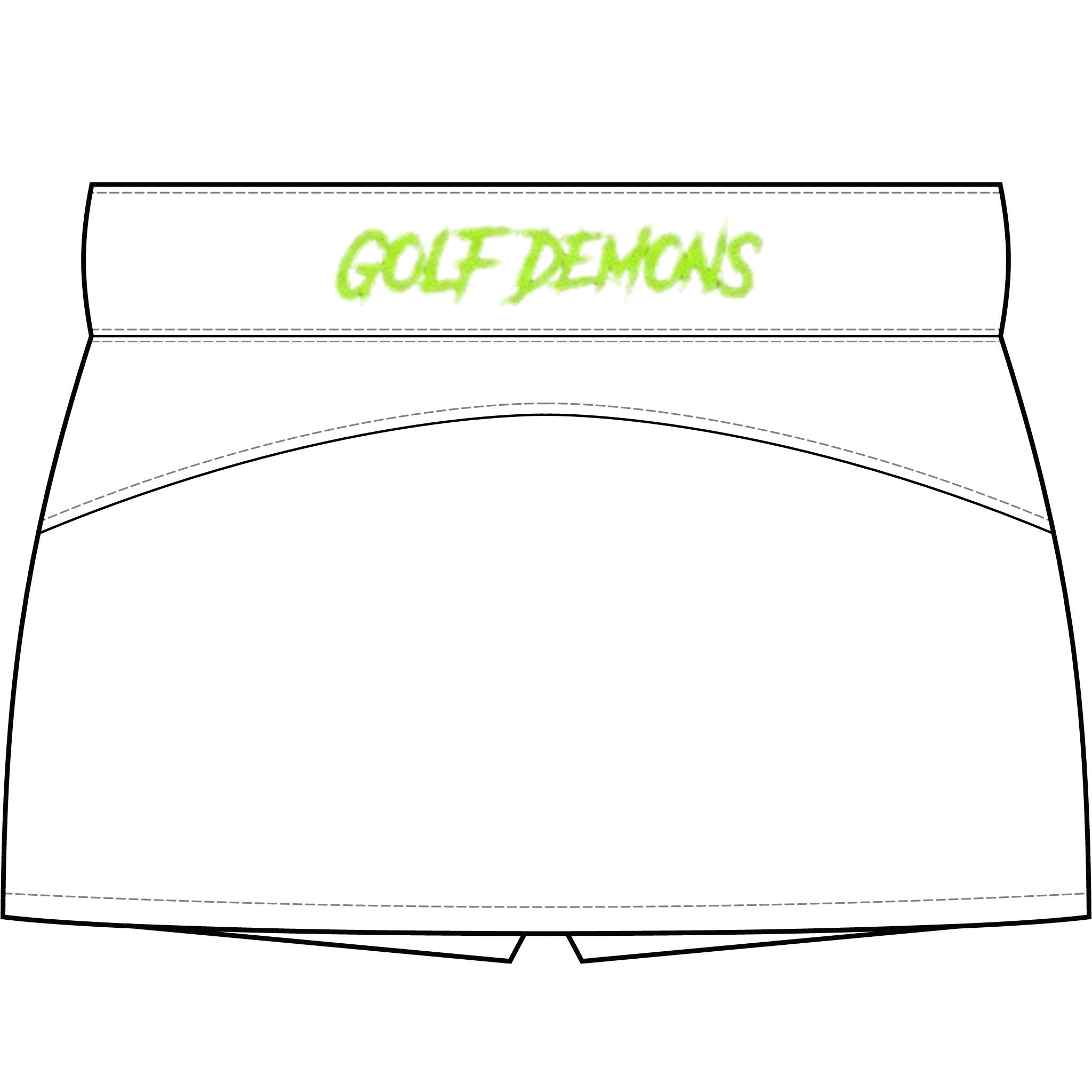 Golf Demons Women’s Skort – Athletic Golf Skirt with Built-In Shorts