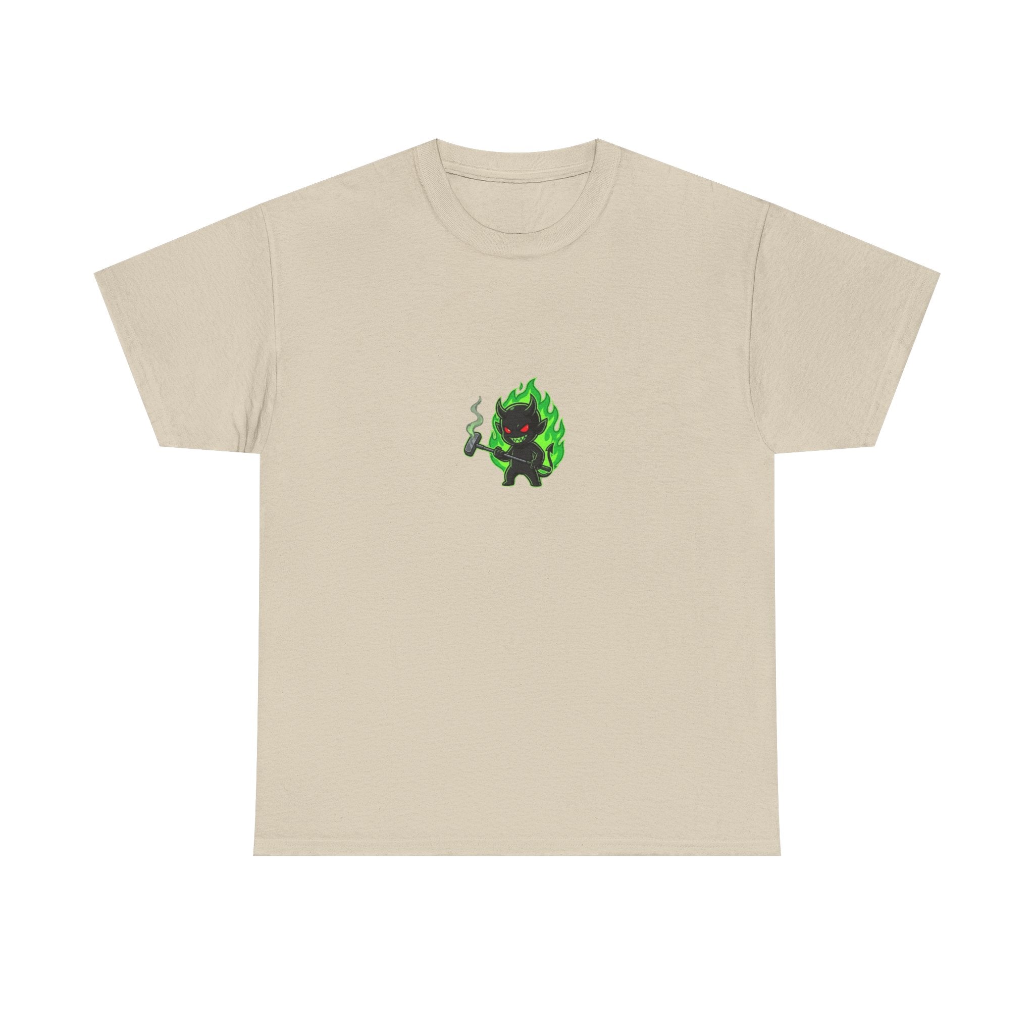 Golf Demons Graphic Tee — "Shut Up" Green Flame Design
