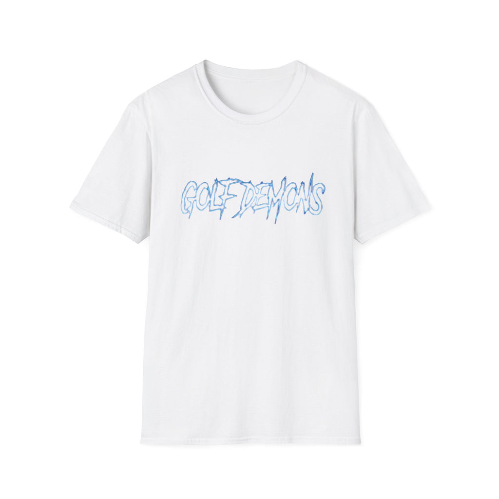 Golf Demons T-Shirt — Edgy Retro Script Golf Graphic Tee