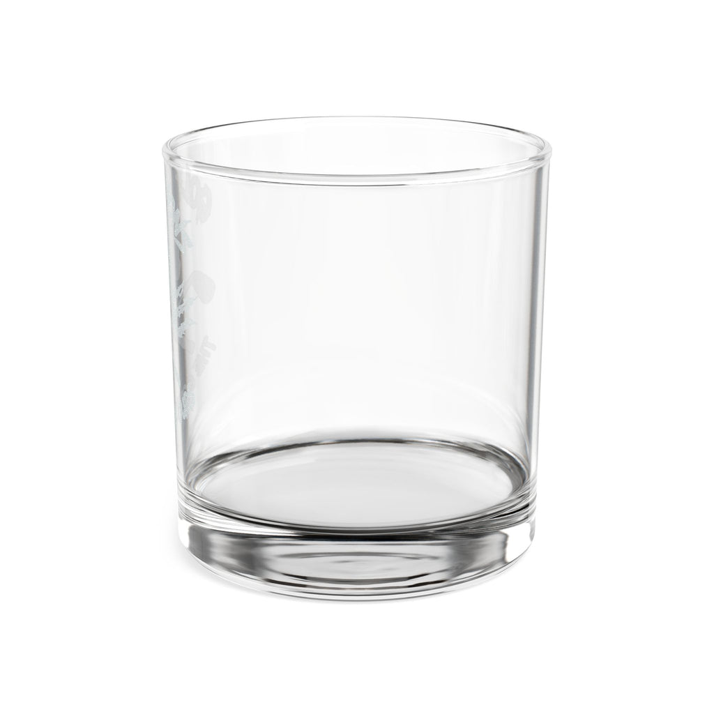 Engraved Whiskey Glass 10.5oz — Golf Demons Skull & Crossed Clubs Design