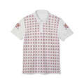 Golf Demons Women's AOP Polo — Pink & White All-Over Print Golf Shirt