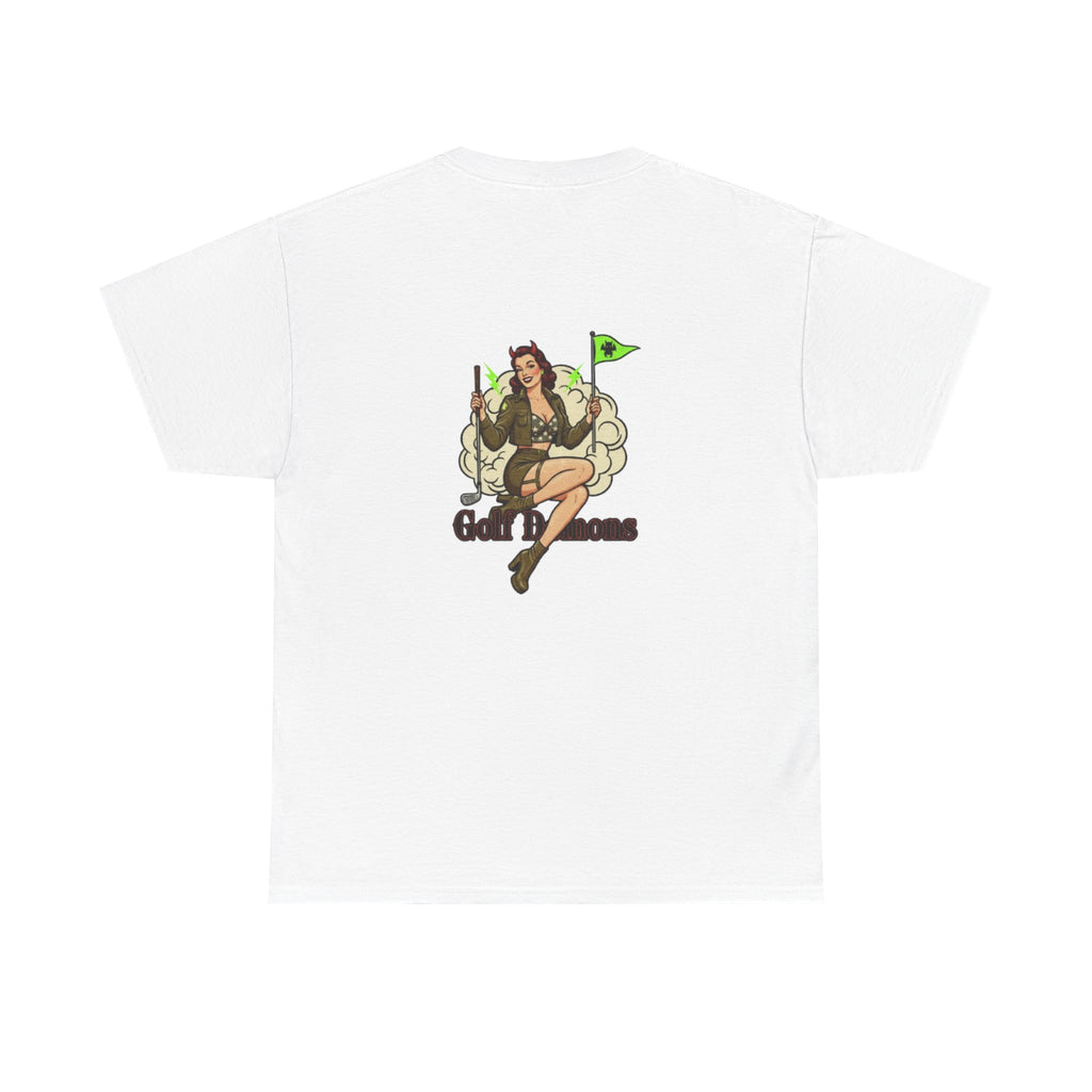 T-Shirt — Retro Pinup Golfer Graphic Tee (‘Golf Queen’)