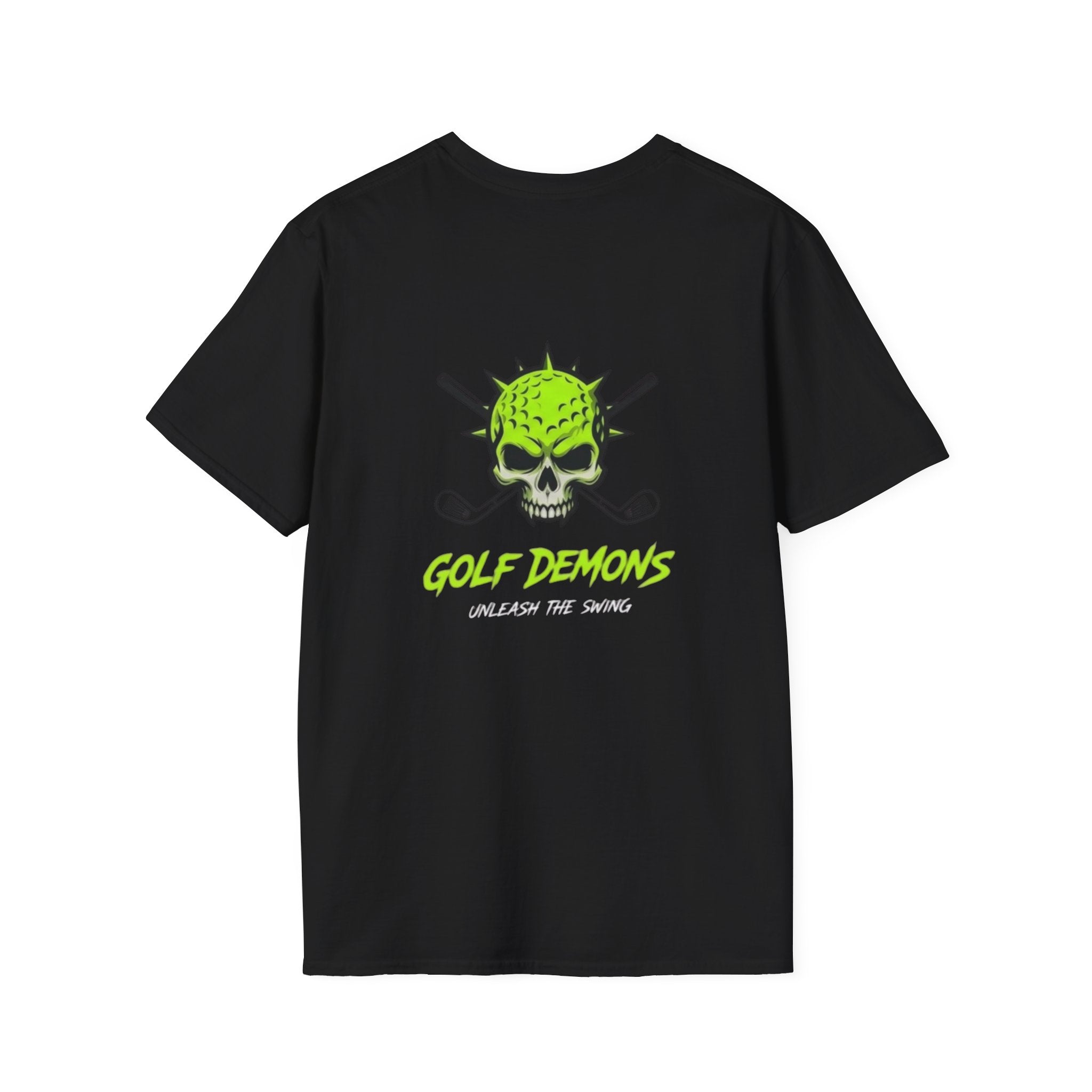 Golf Demons T-Shirt — "Unleash the Swing" Neon Golf Tee