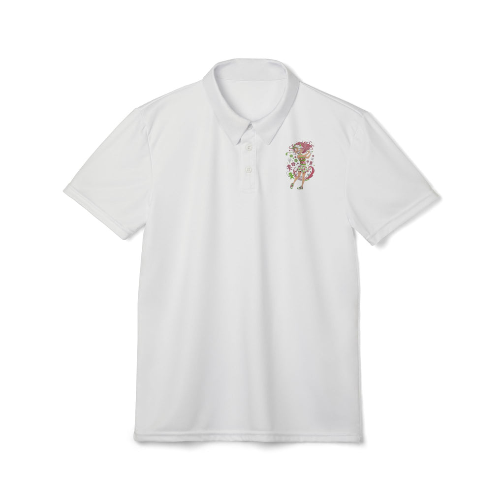 Golf Demons Women's Floral Polo — Ladies' Golf Shirt with Floral Design