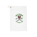 Golf Towel - 'Golf Demons: The Course Is God' Skull & Clubs Sports Towel