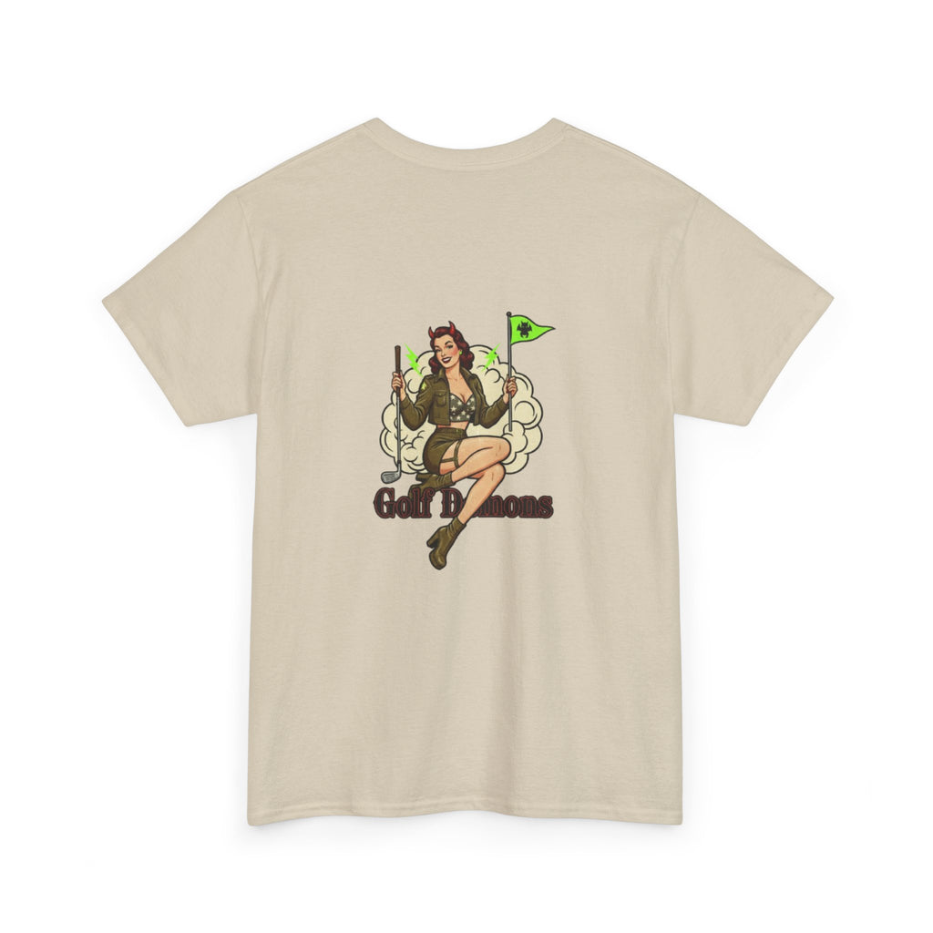 T-Shirt — Retro Pinup Golfer Graphic Tee (‘Golf Queen’)