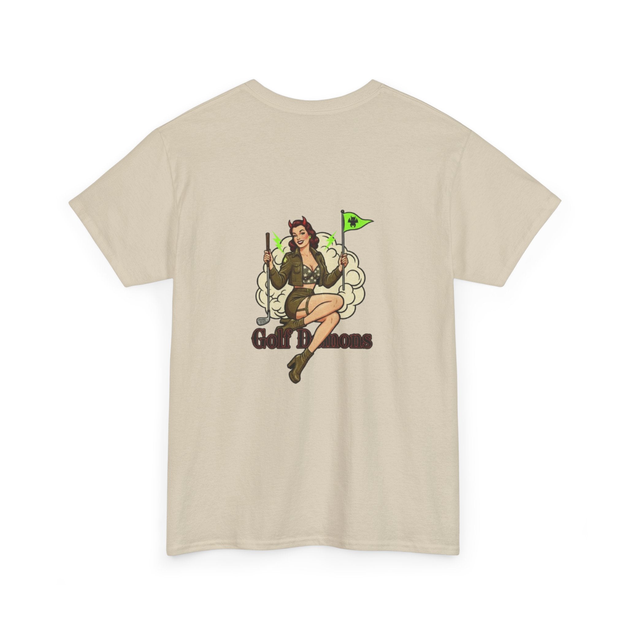 T-Shirt — Retro Pinup Golfer Graphic Tee (‘Golf Queen’)