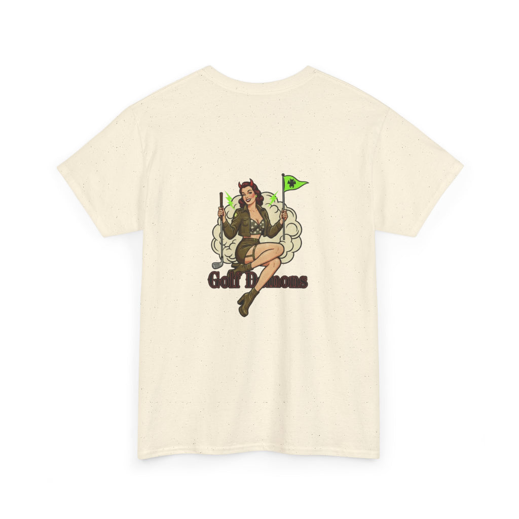 T-Shirt — Retro Pinup Golfer Graphic Tee (‘Golf Queen’)