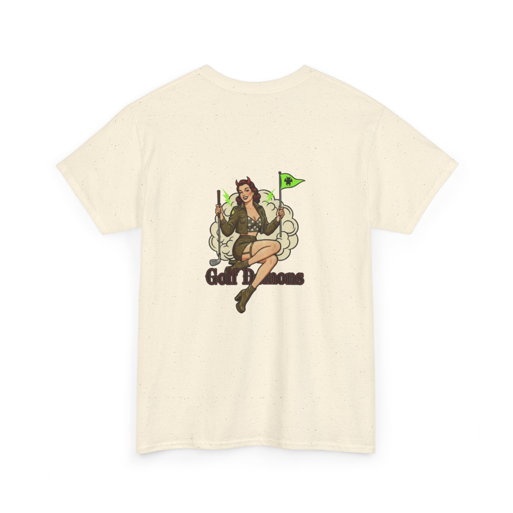 T-Shirt — Retro Pinup Golfer Graphic Tee (‘Golf Queen’)