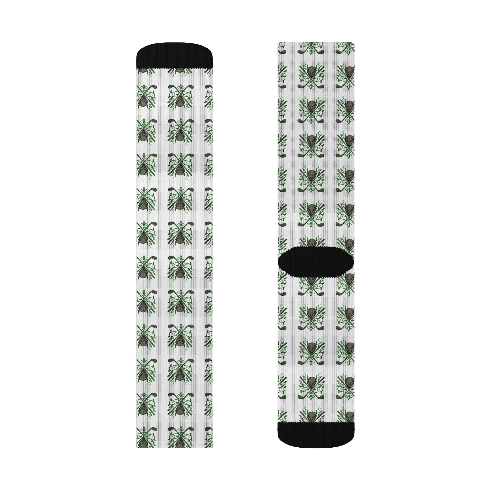 Golf Demons Crew Socks — All-Over Print Golf Socks