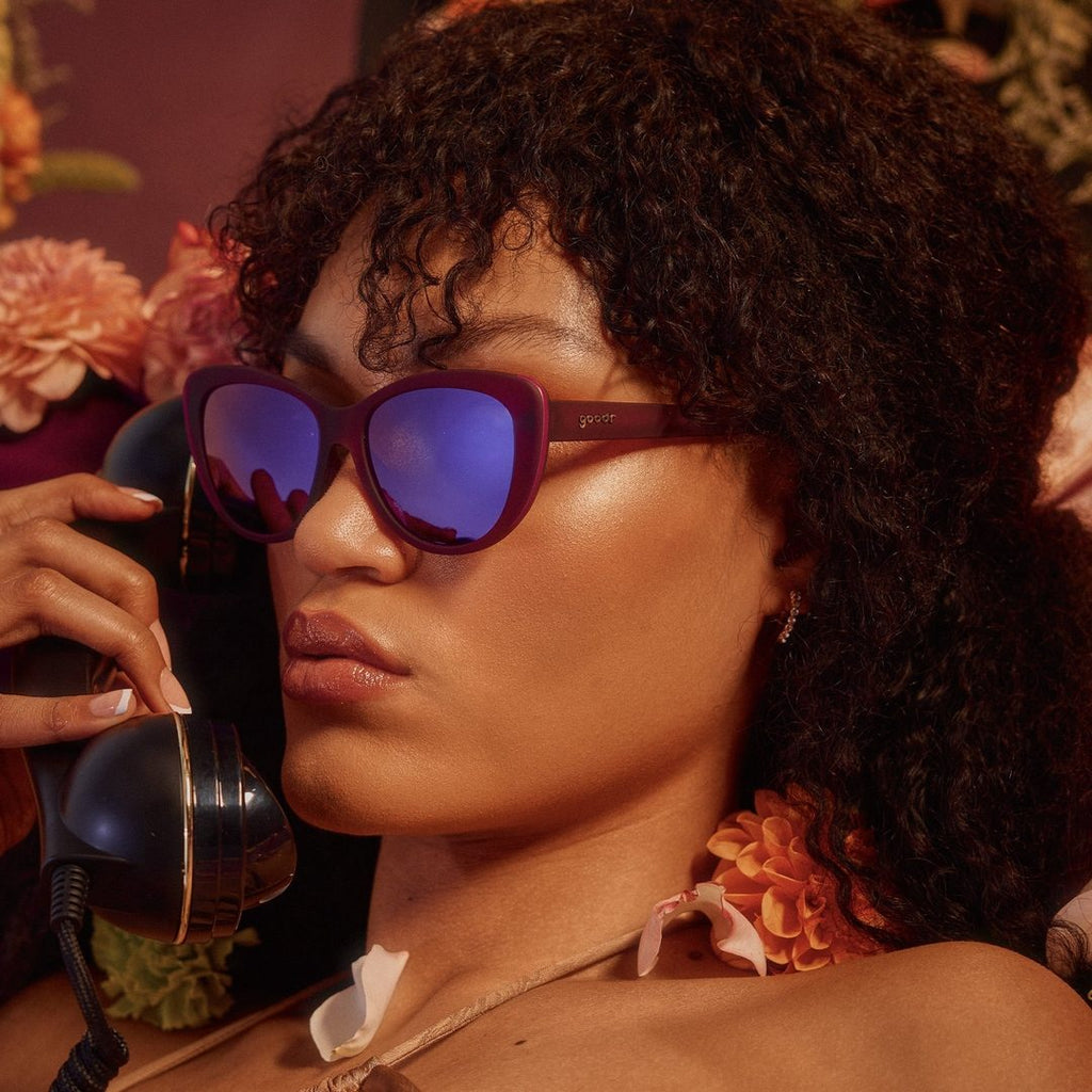 "Midnight Merlot Glow" Glam G Polarized Sunglasses