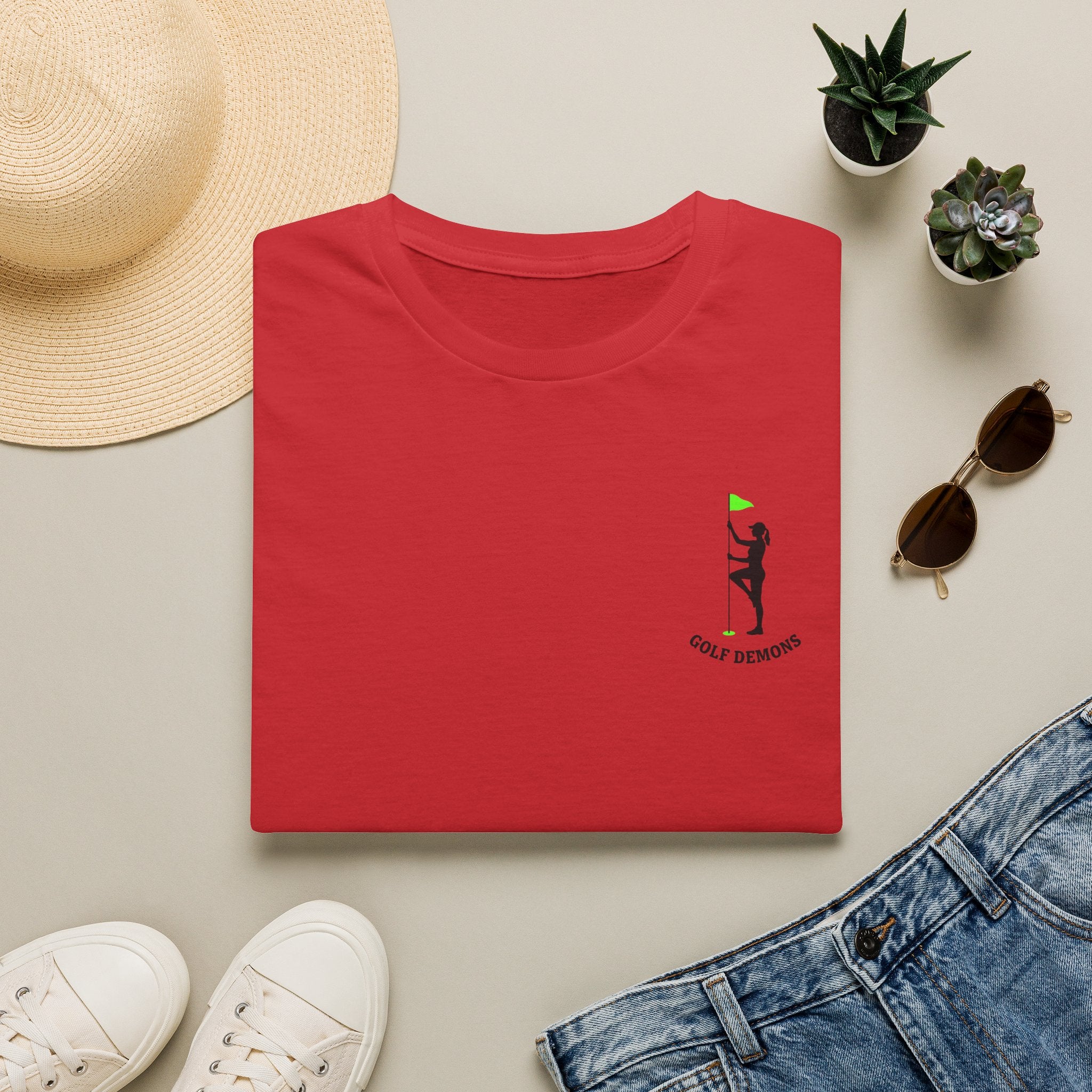The Pin High — Golf Demons Men's Silhouette Tee