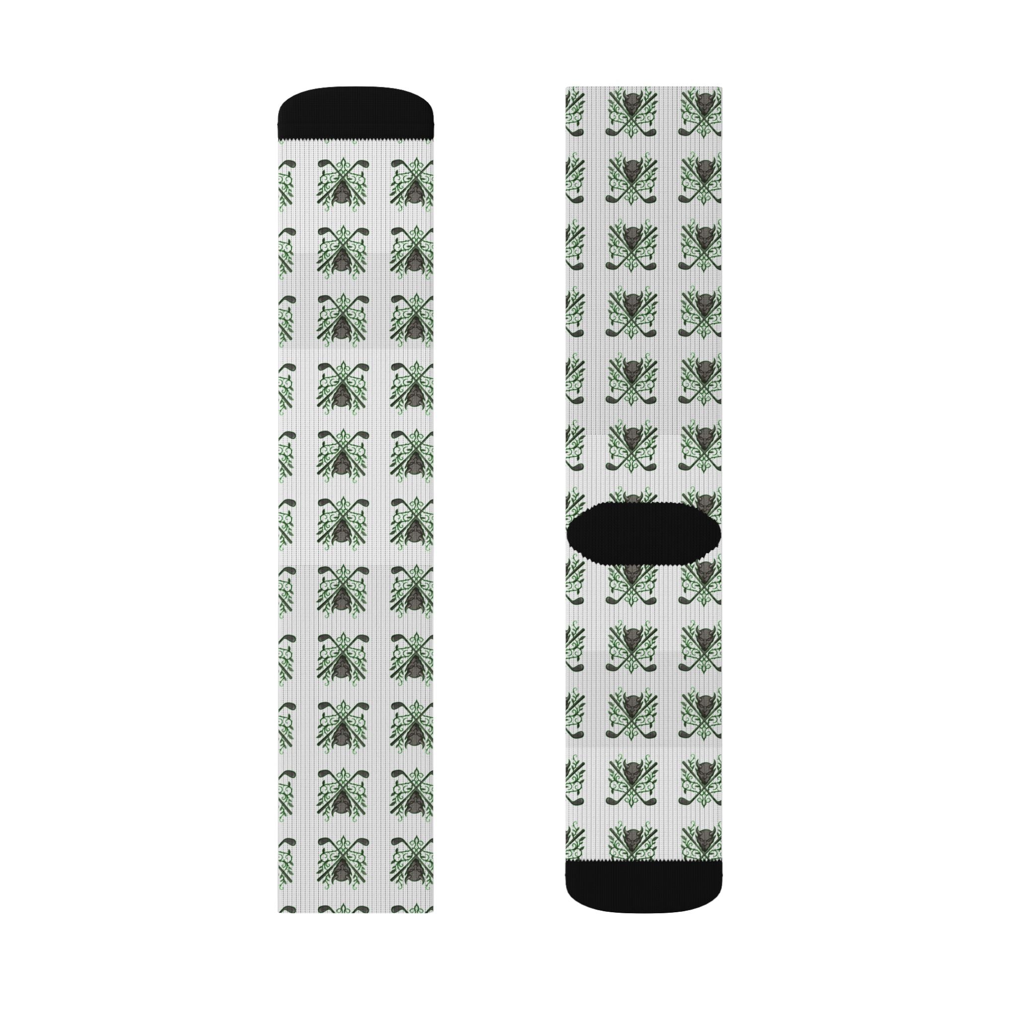 Golf Demons Crew Socks — All-Over Print Golf Socks