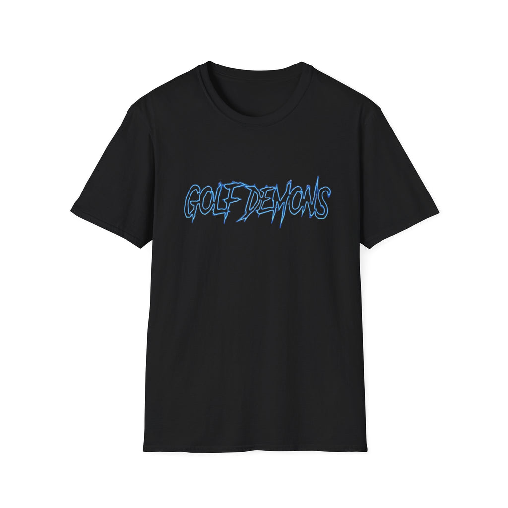 Golf Demons T-Shirt — Edgy Retro Script Golf Graphic Tee