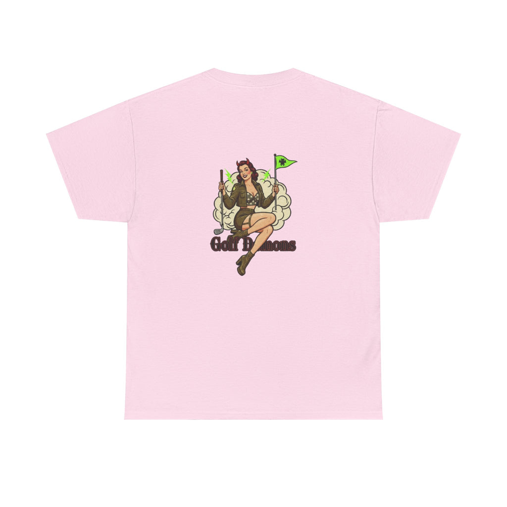 T-Shirt — Retro Pinup Golfer Graphic Tee (‘Golf Queen’)