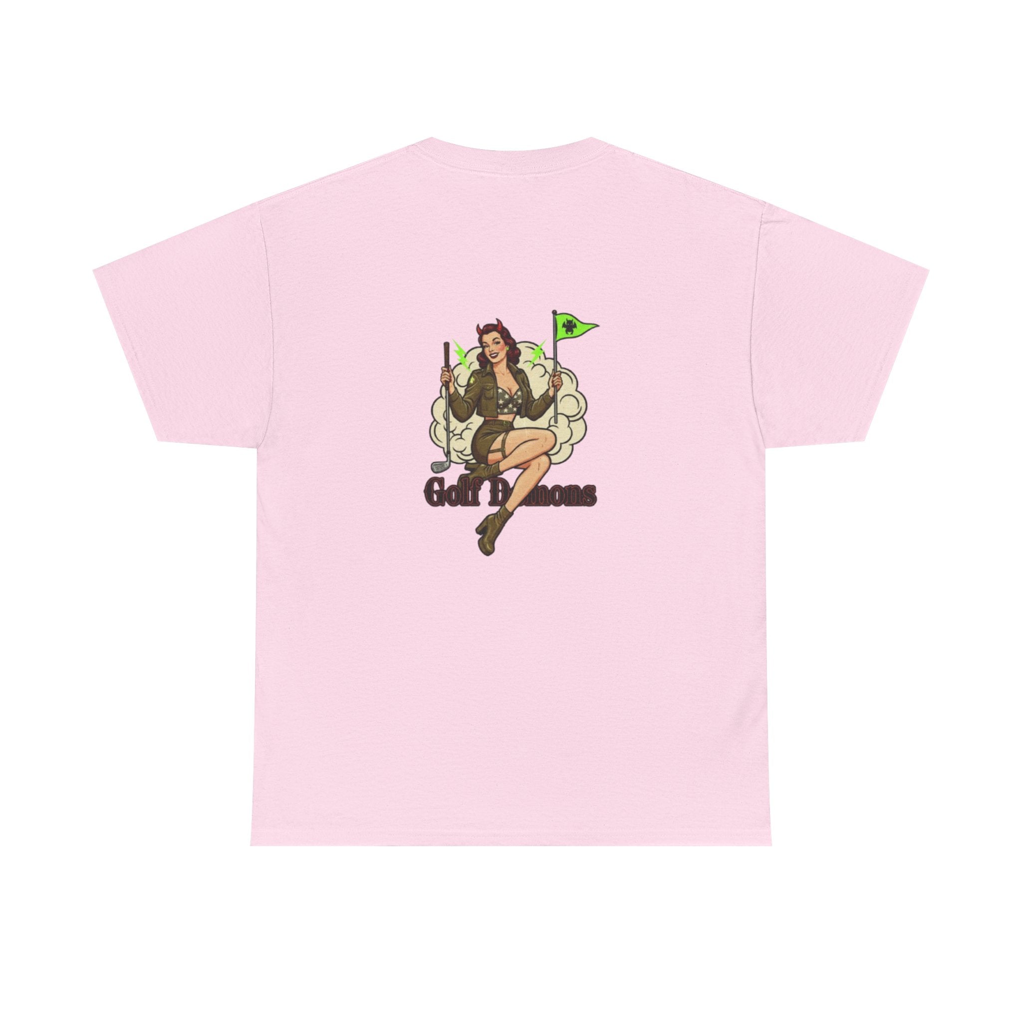 T-Shirt — Retro Pinup Golfer Graphic Tee (‘Golf Queen’)