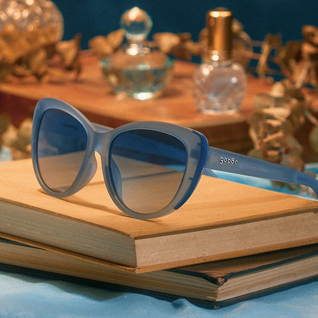 "Spin Me In Sapphire" Glam G Polarized Sunglasses