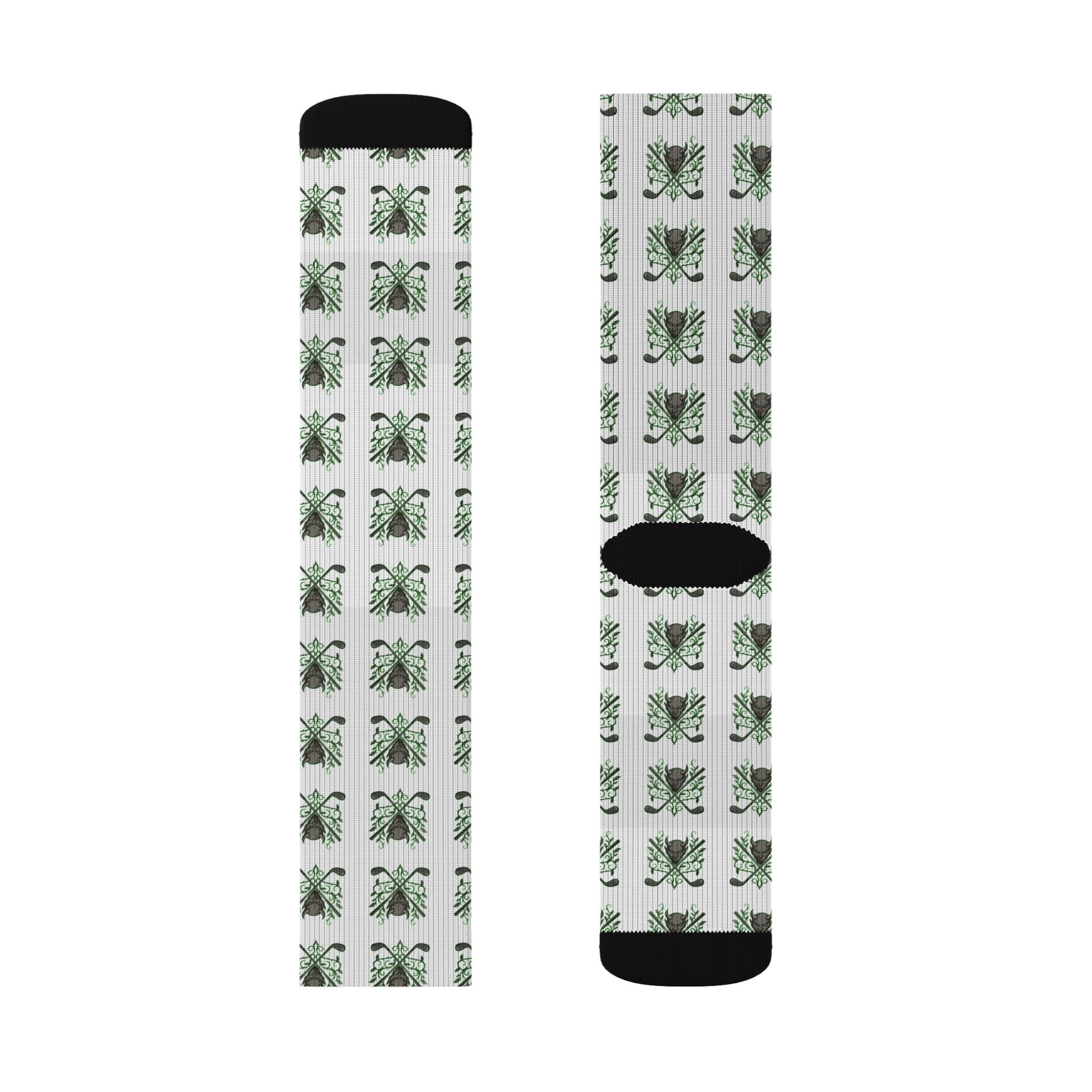Golf Demons Crew Socks — All-Over Print Golf Socks