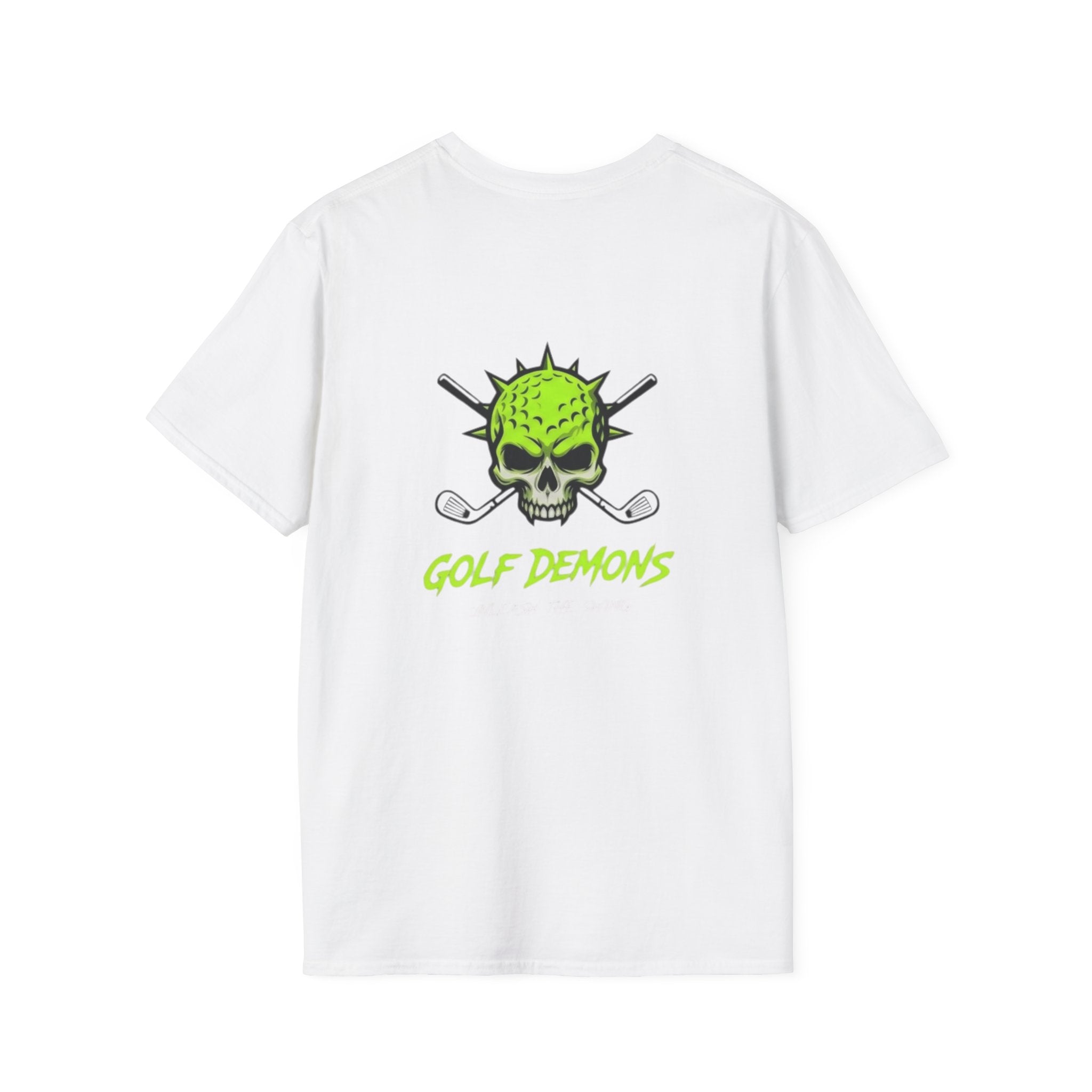 Golf Demons T-Shirt — "Unleash the Swing" Neon Golf Tee