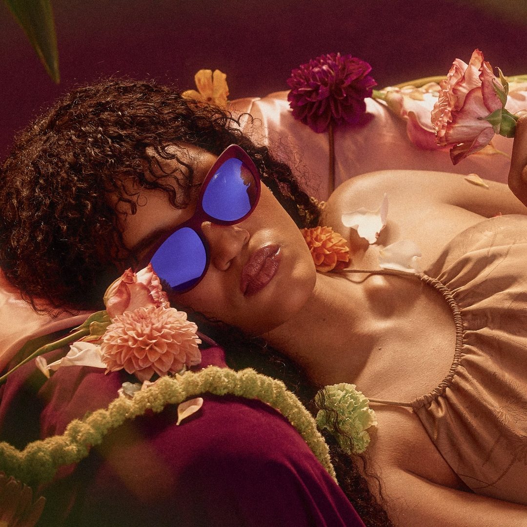 "Midnight Merlot Glow" Glam G Polarized Sunglasses