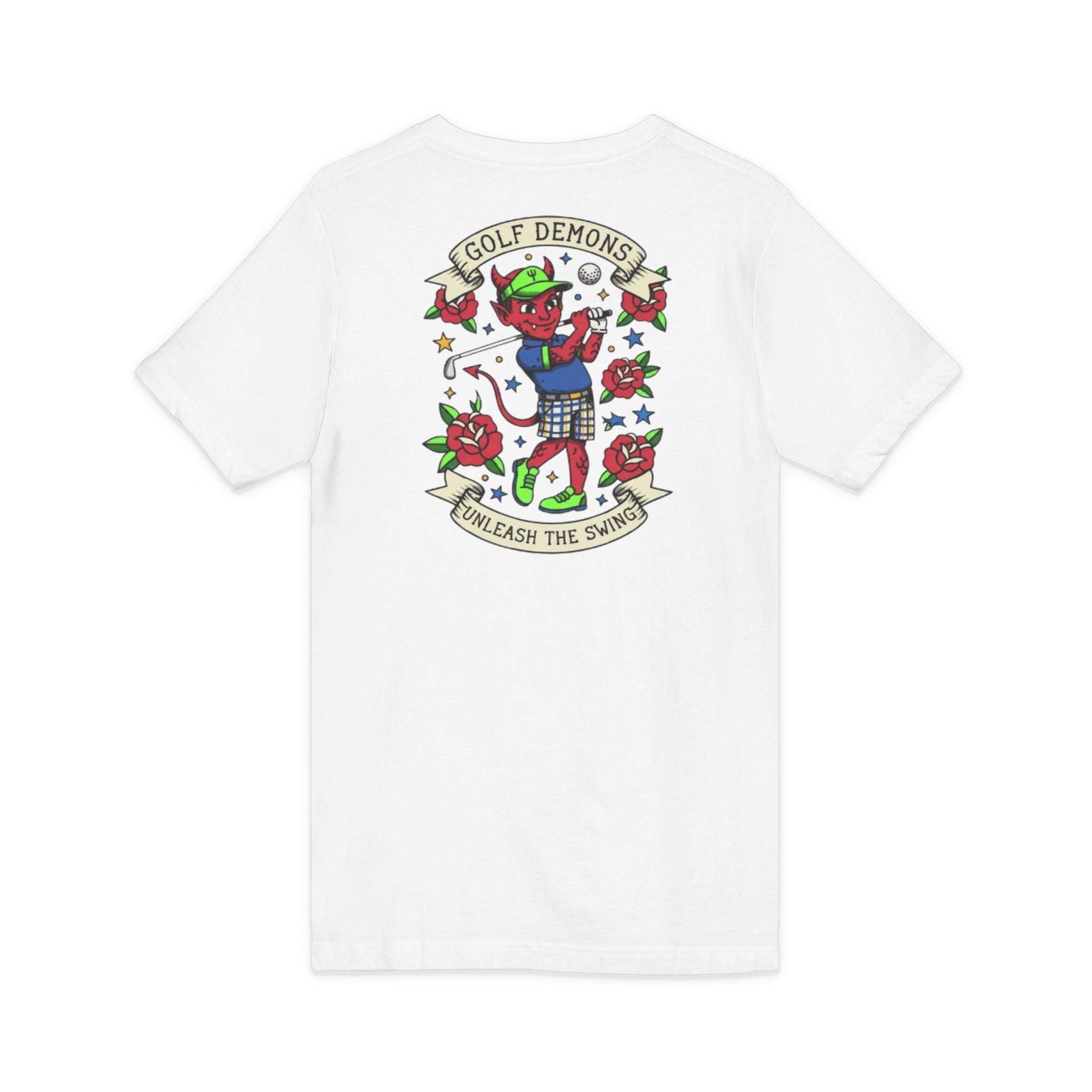 The Unleash Tee — Women's Golf Demons V-Neck Tee