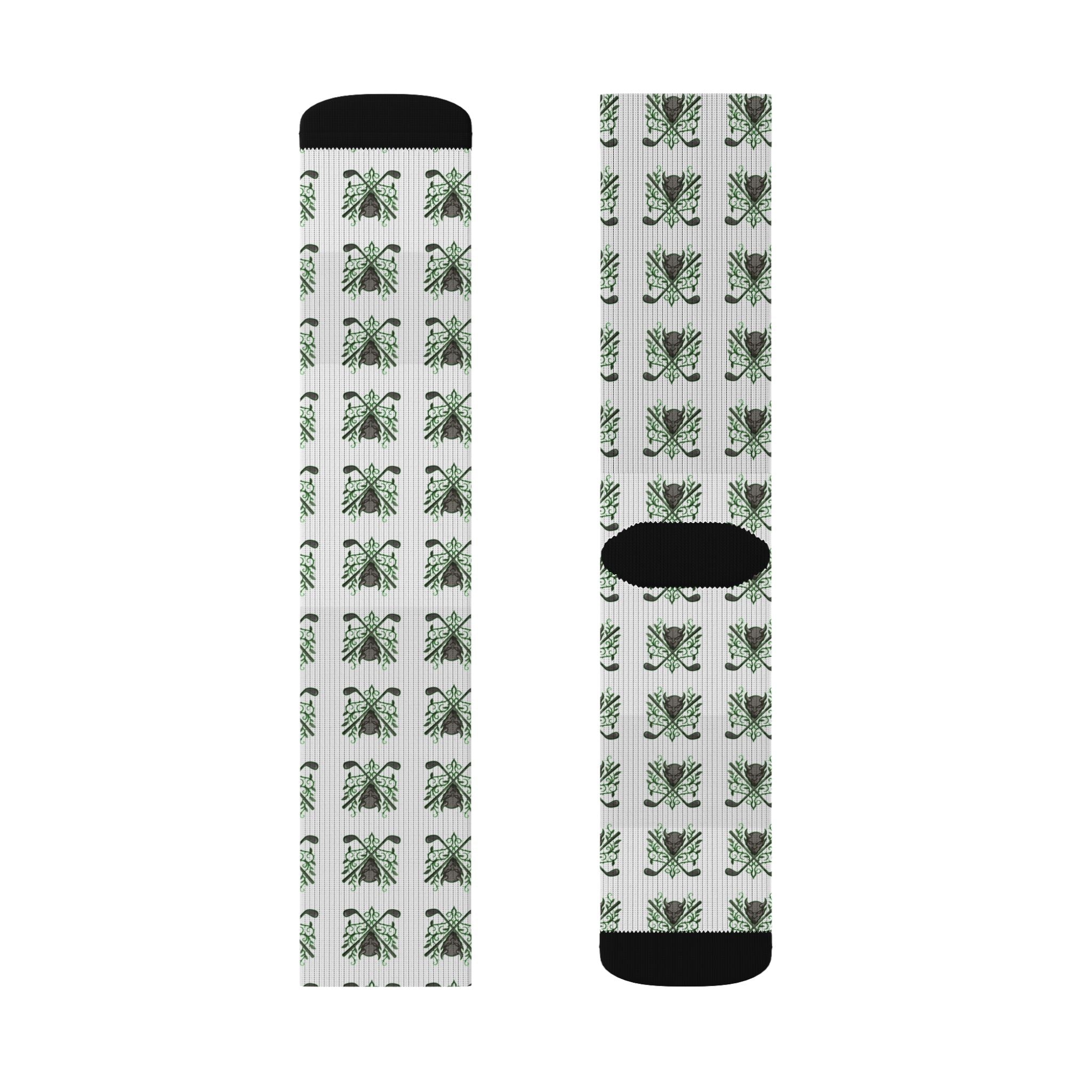 Golf Demons Crew Socks — All-Over Print Golf Socks