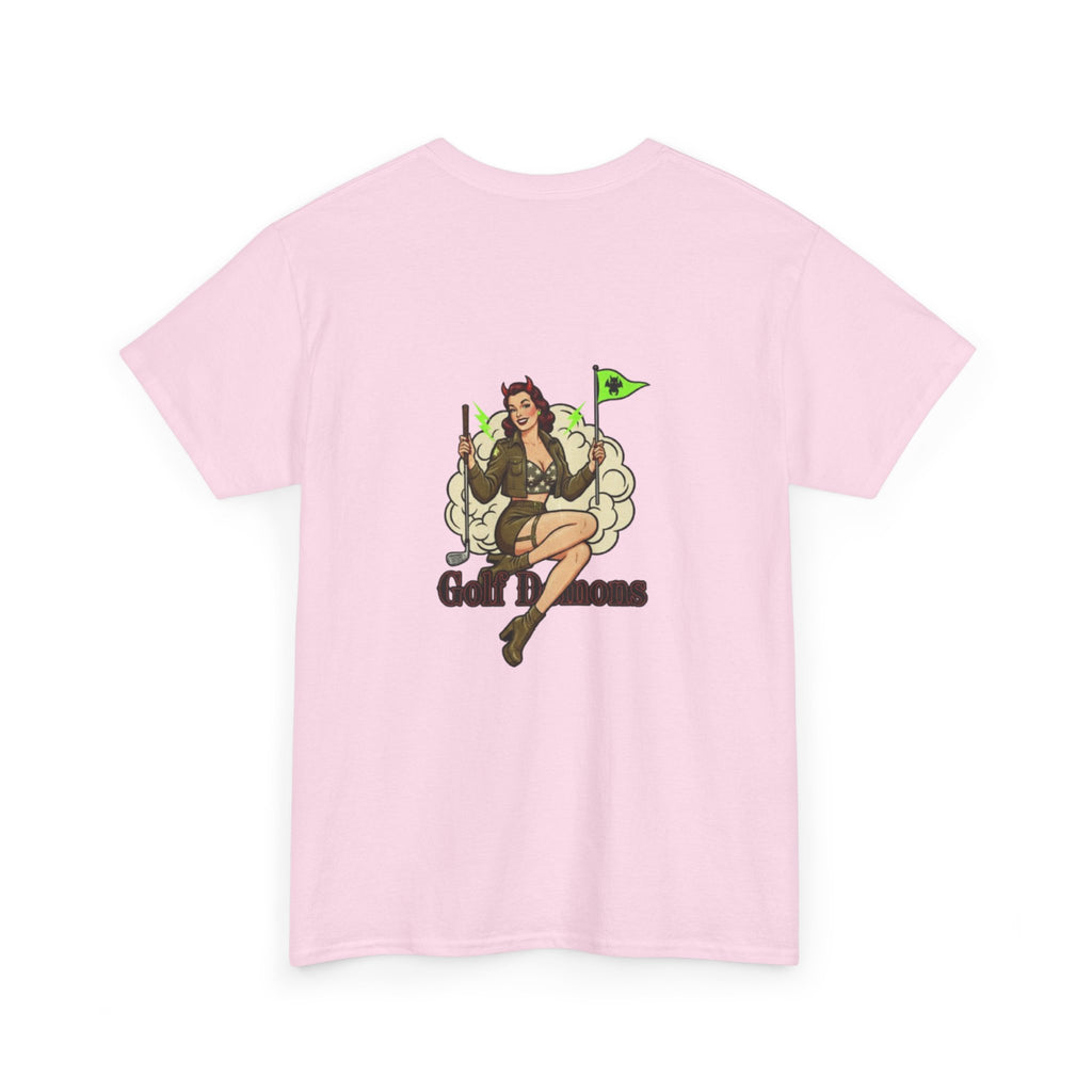 T-Shirt — Retro Pinup Golfer Graphic Tee (‘Golf Queen’)