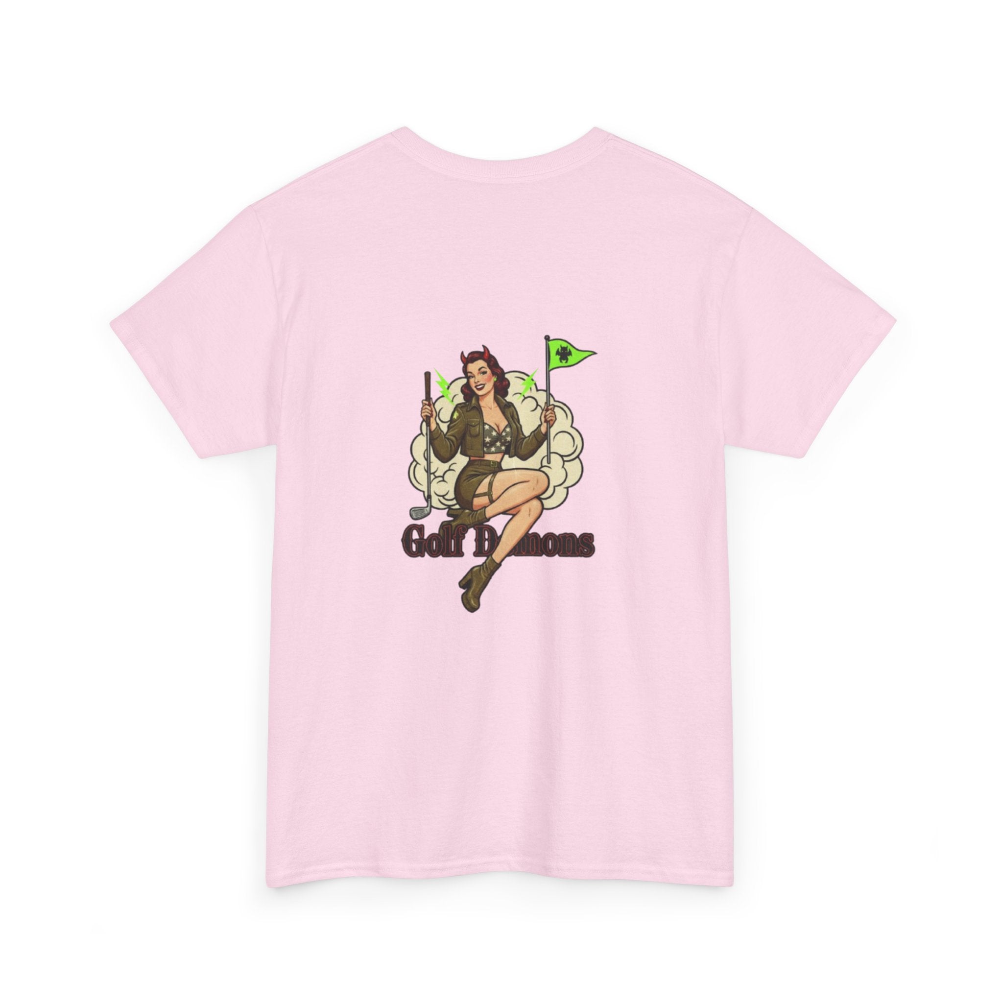 T-Shirt — Retro Pinup Golfer Graphic Tee (‘Golf Queen’)